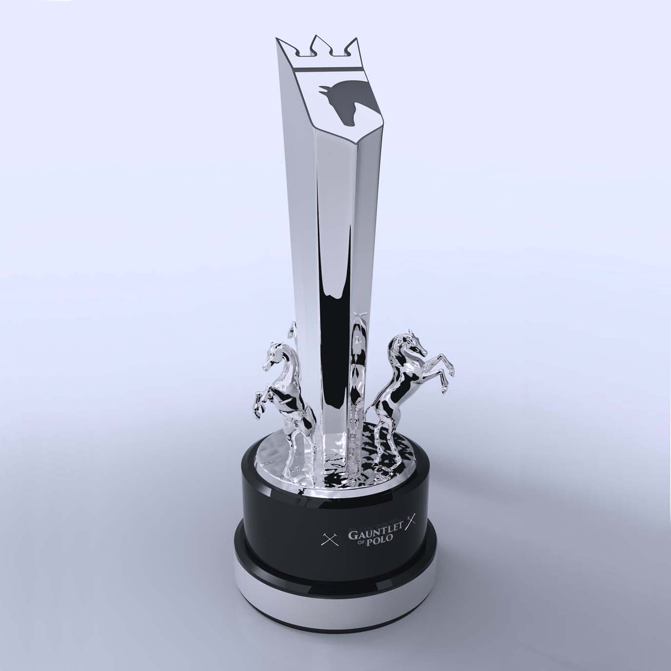 Gauntlet of Polo trophy for the US Polo Association