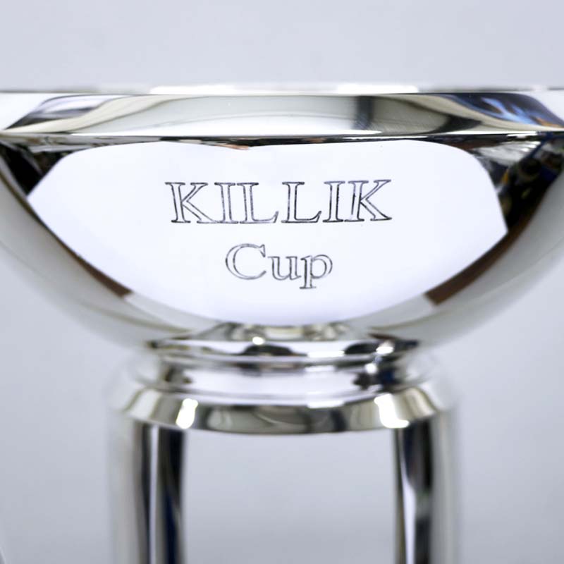 The Killik Cup trophy engraving
