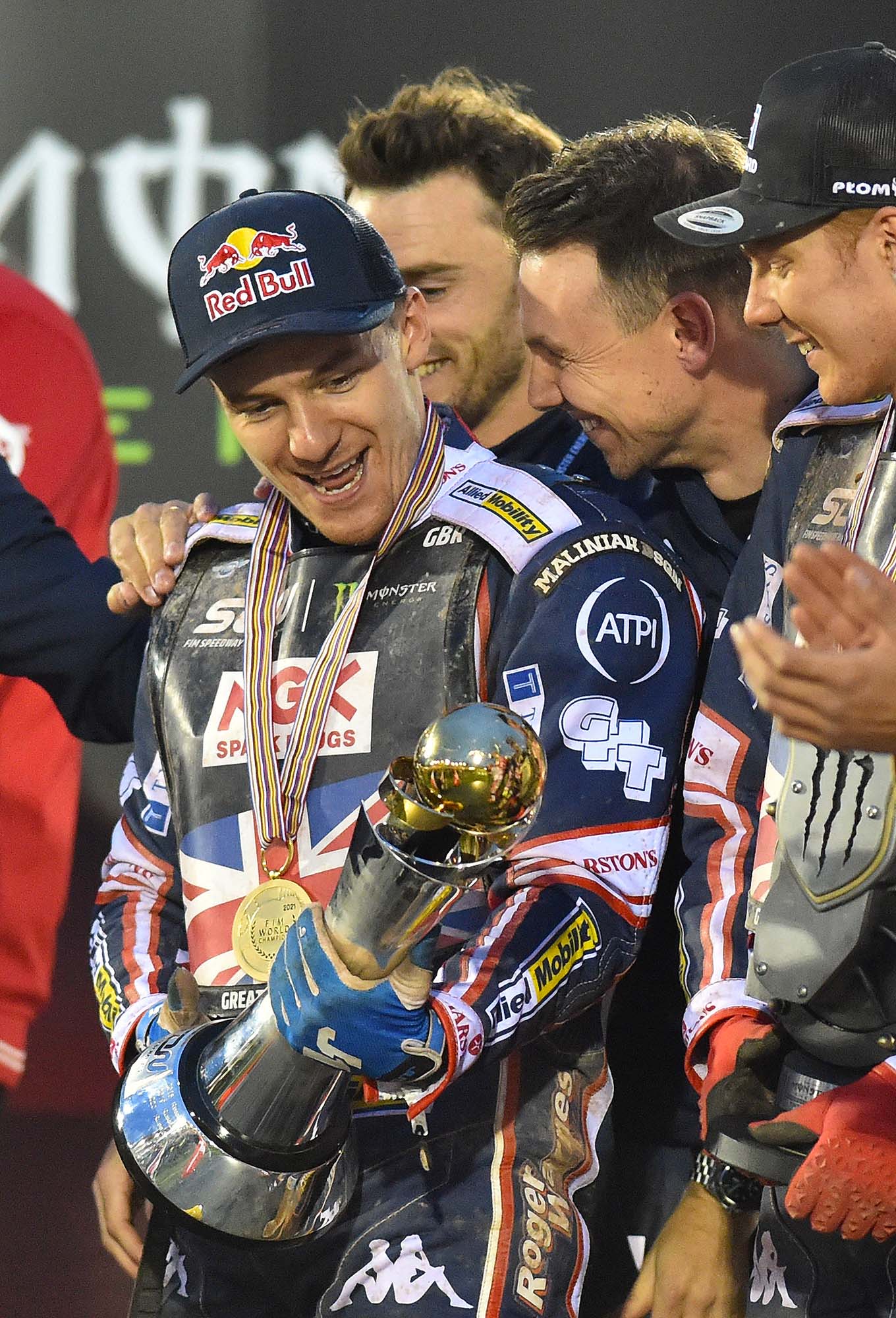 Designers and makers of the Speedway Cup of Nations trophy