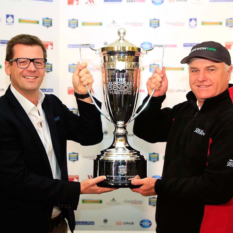 Makers of the European Senior Masters golf trophy