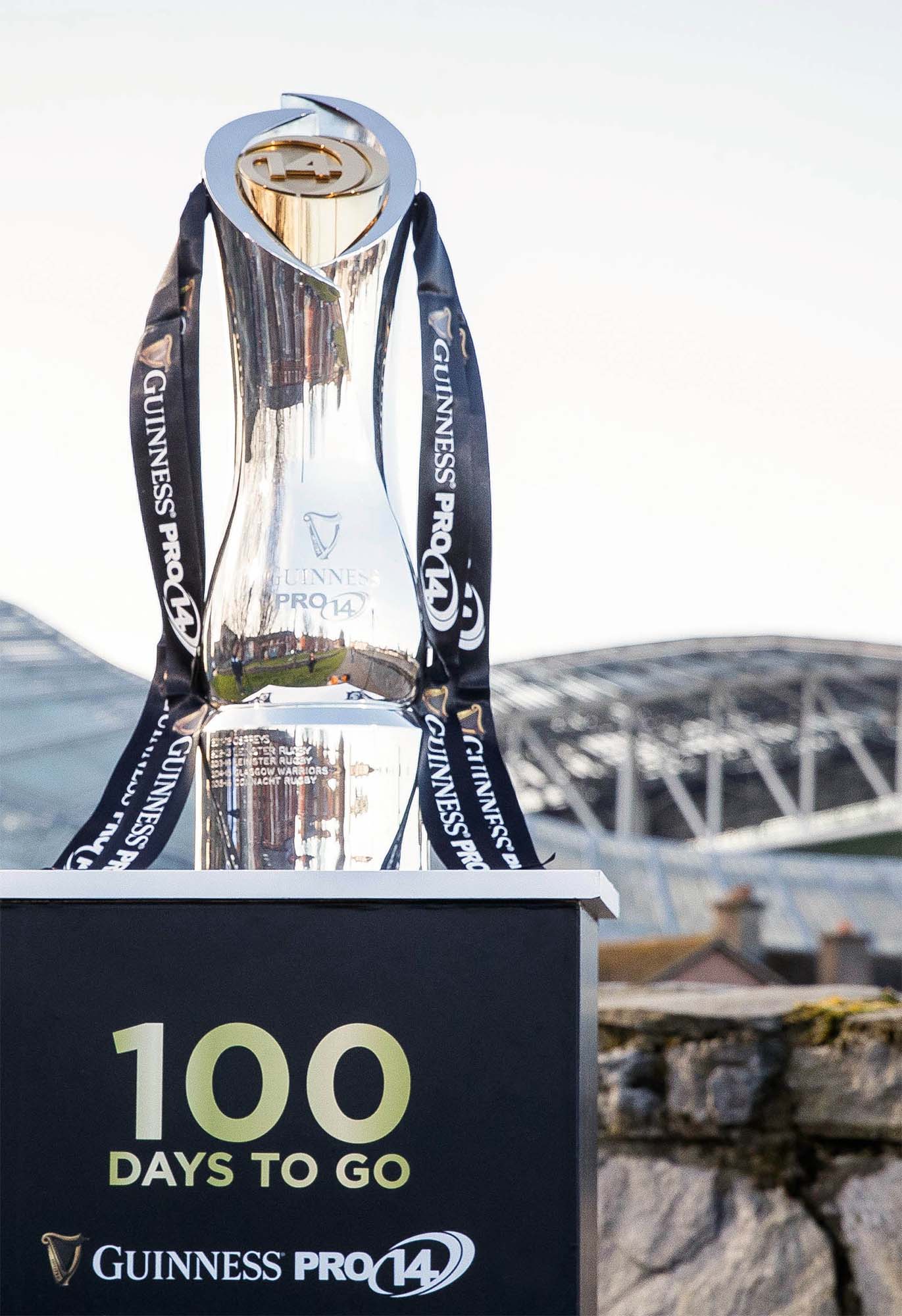Pro14 trophy designed and crafted by Thomas Lyte silversmiths
