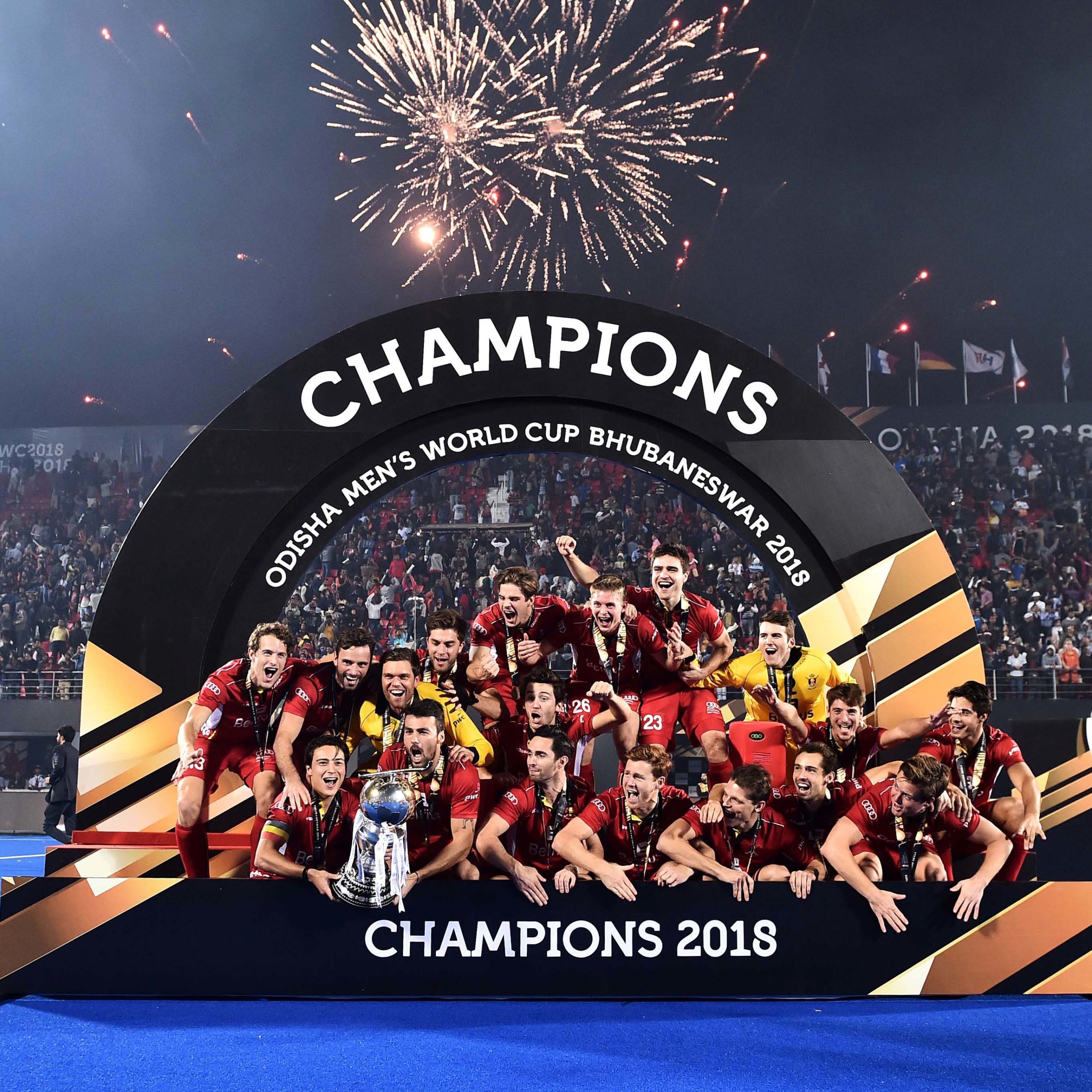 Belgium team lift FIH Men
