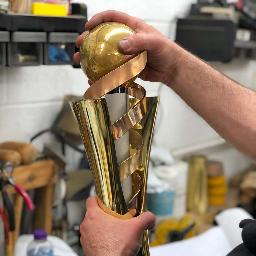 Designers and Makers of the Speedway of Nations Trophy Thomas Lyte