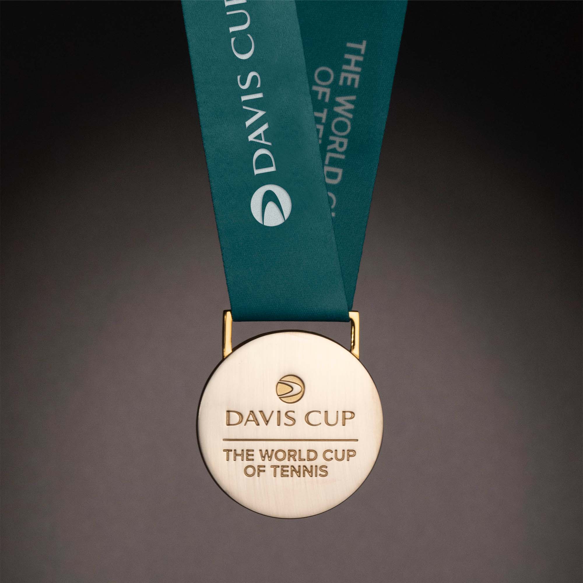 Makers of the silver and gold-plated Davis Cup tennis medals