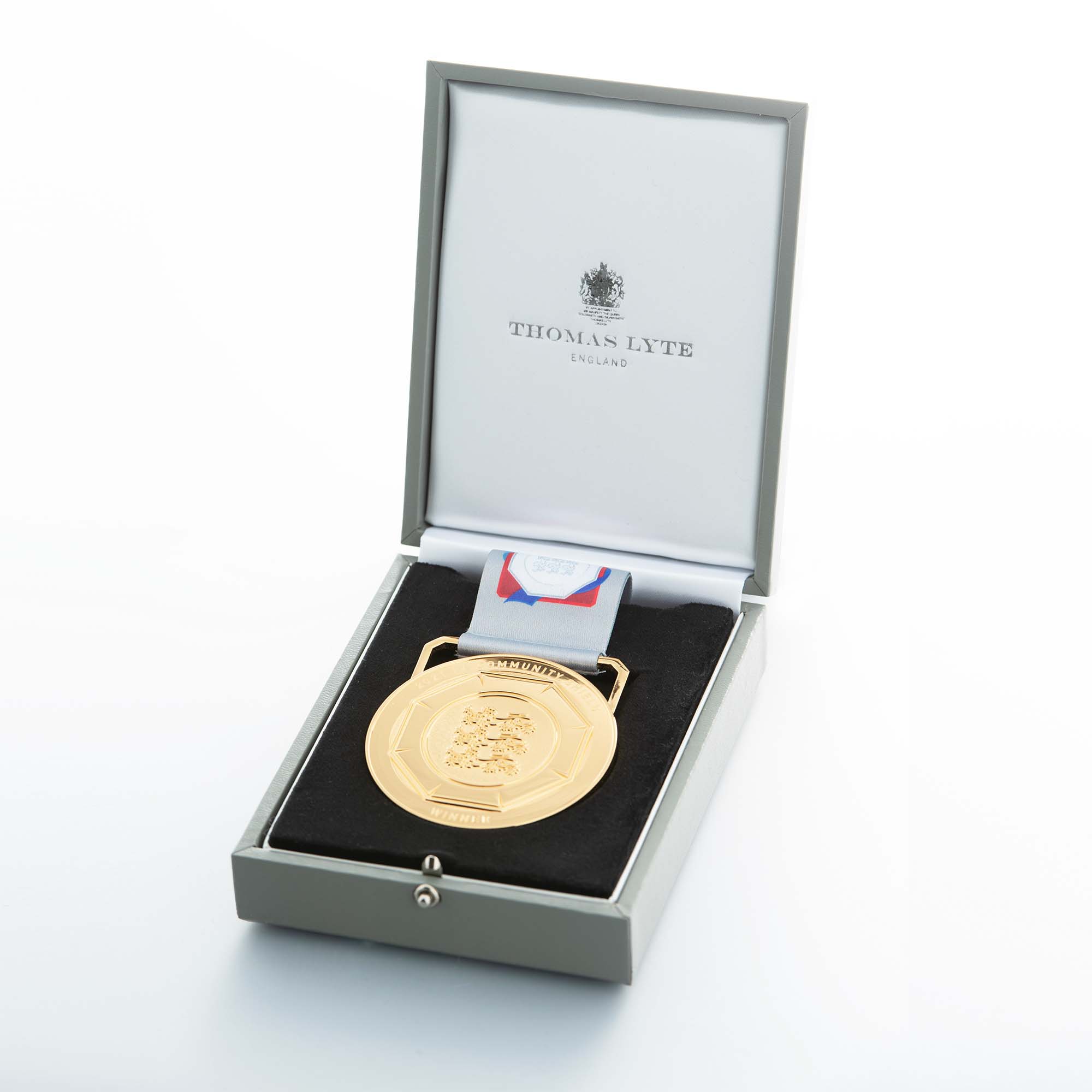 designers and makers of fa community shield winners medal Thomas Lyte