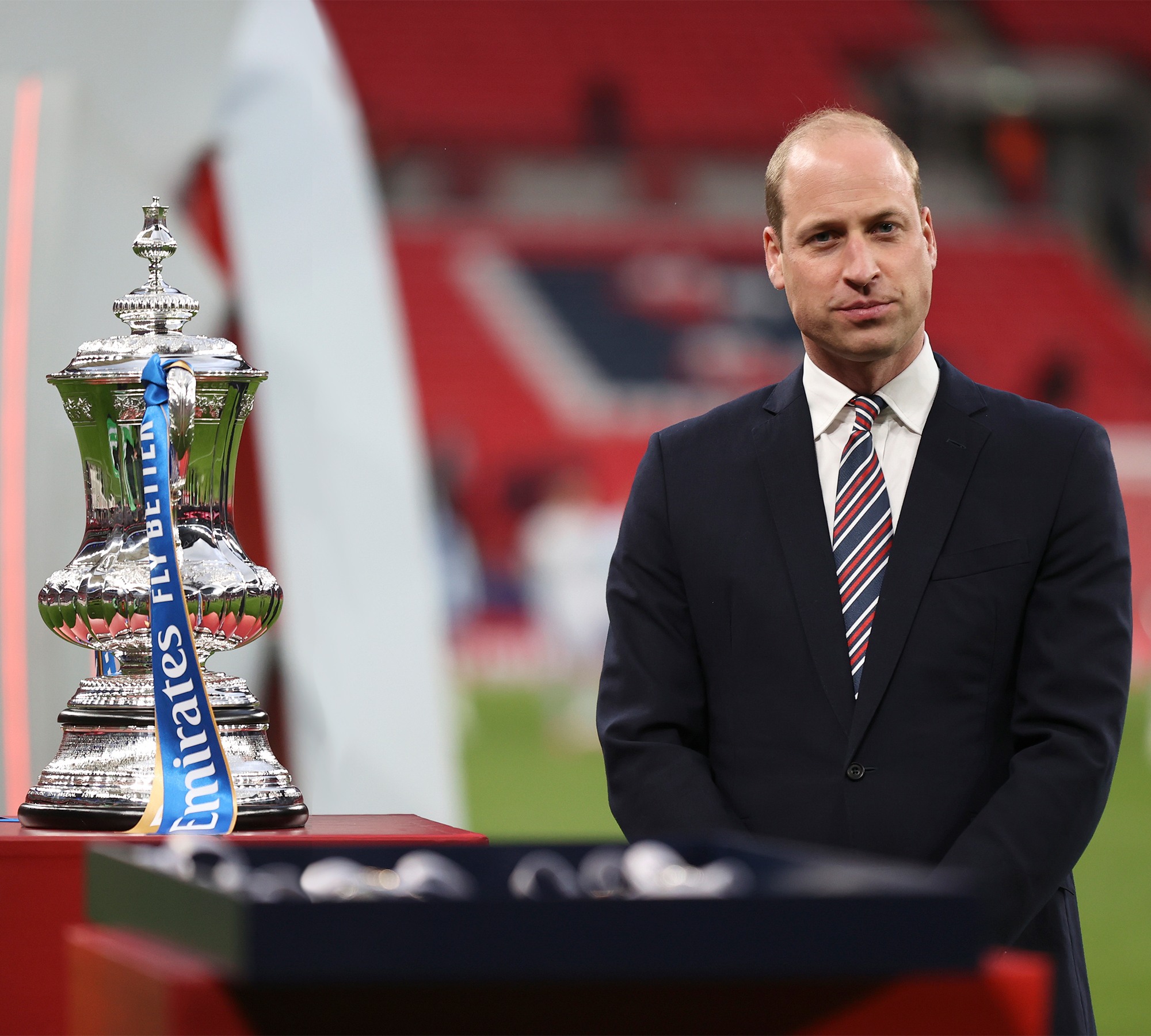Royal warrant holder Thomas Lyte FA Cup Trophy Maker, Trophy with Prince William