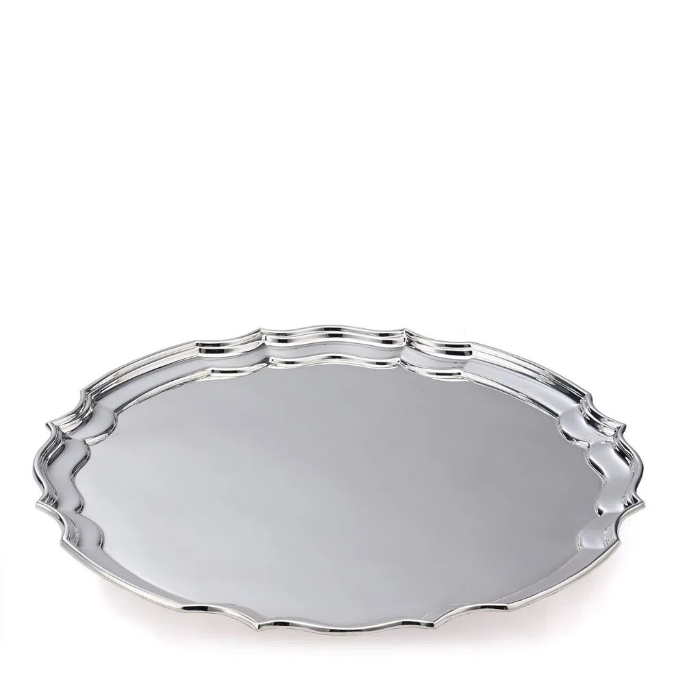 chippendale silver dish