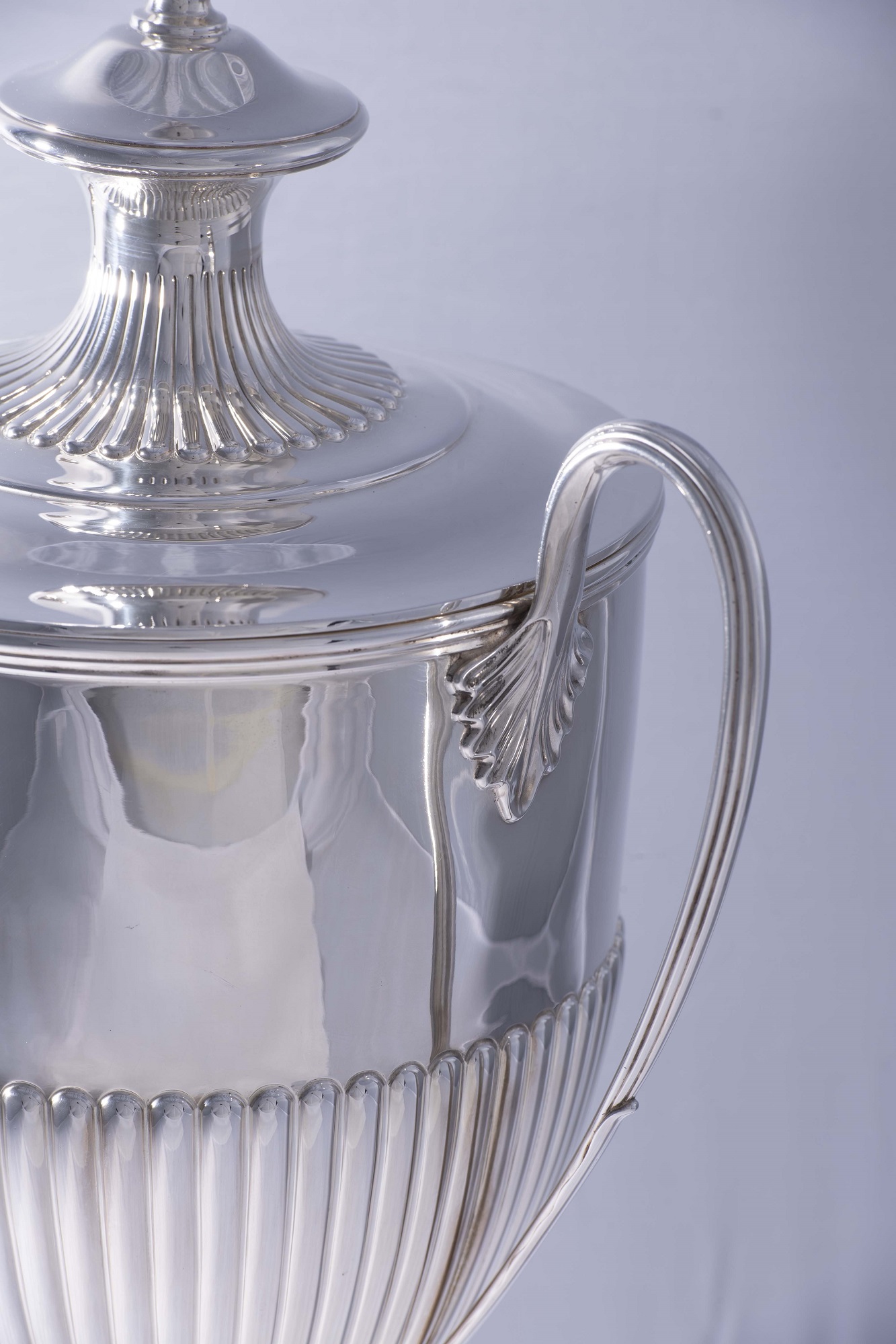 stock awards maker silver fluted trophy