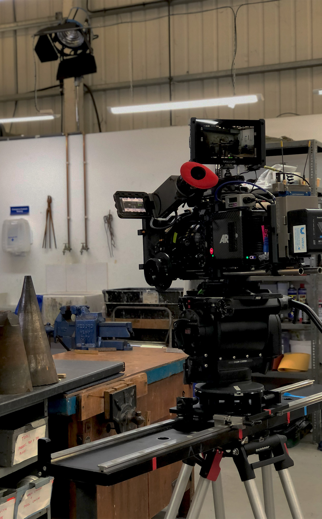 Filming at the Thomas Lyte Workshops