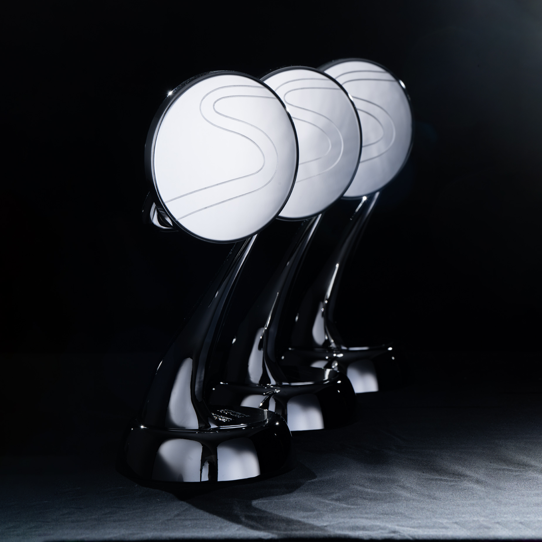 Thomas Lyte Designed and made Sports Industry Awards trio