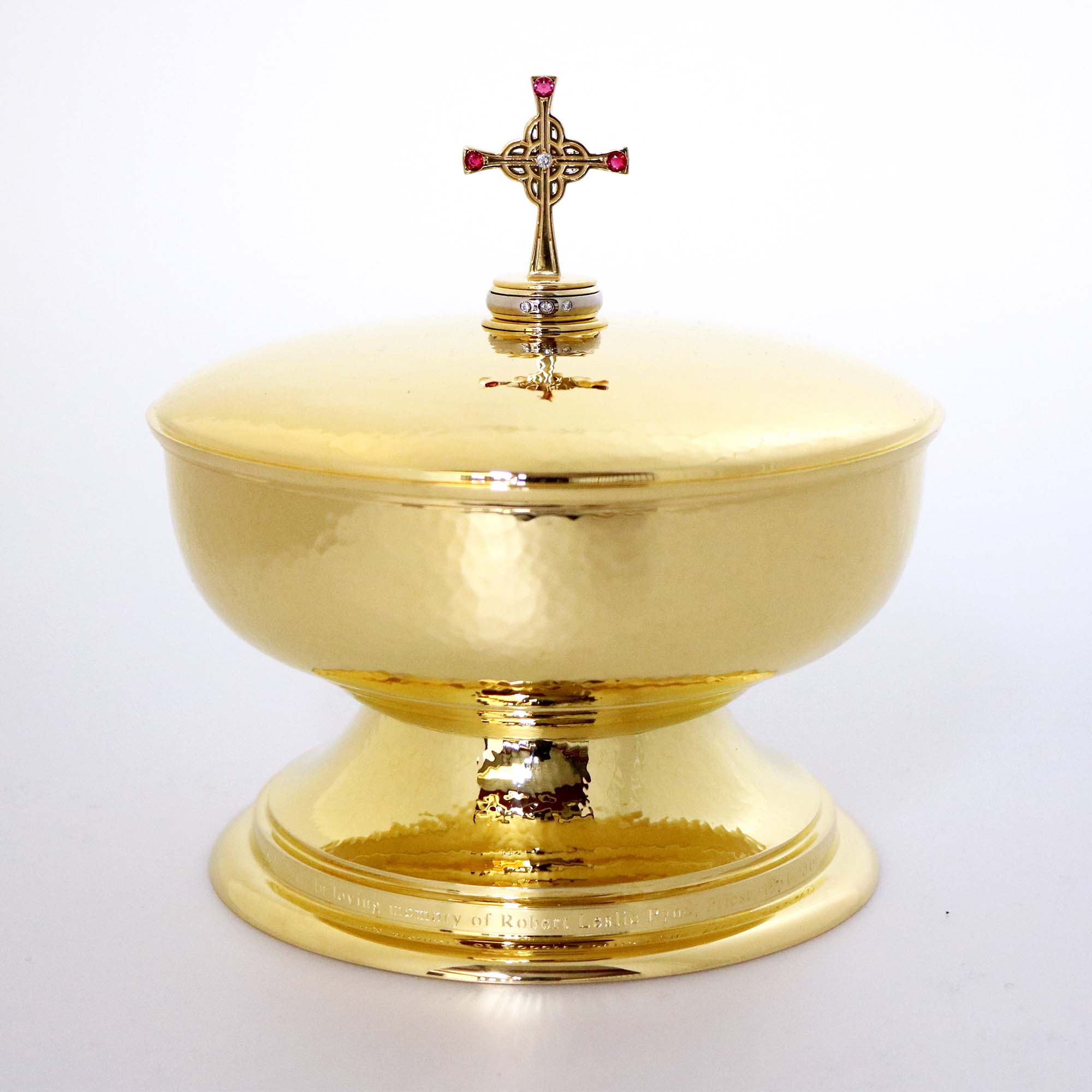 Bespoke commission for a church ciborium featuring jewels