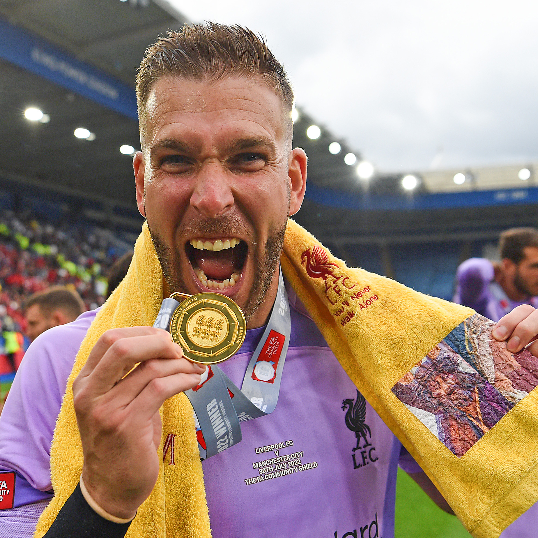 fa community shield winners medal worn by players designed and made by thomas Lyte