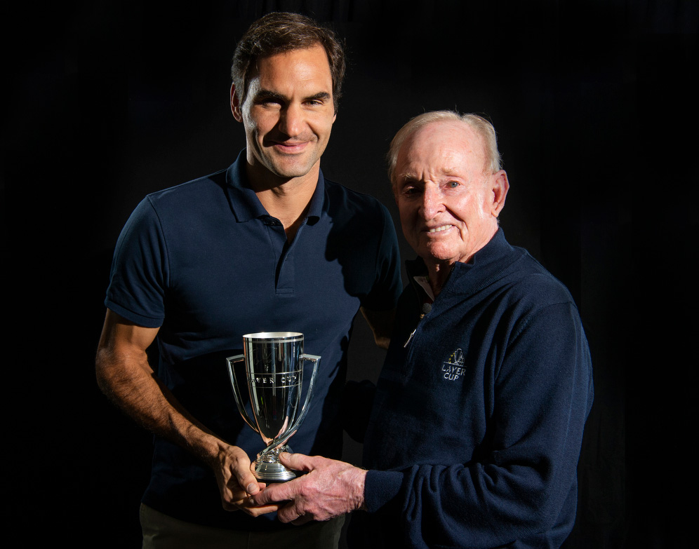 laver cup replica trophy presentation
