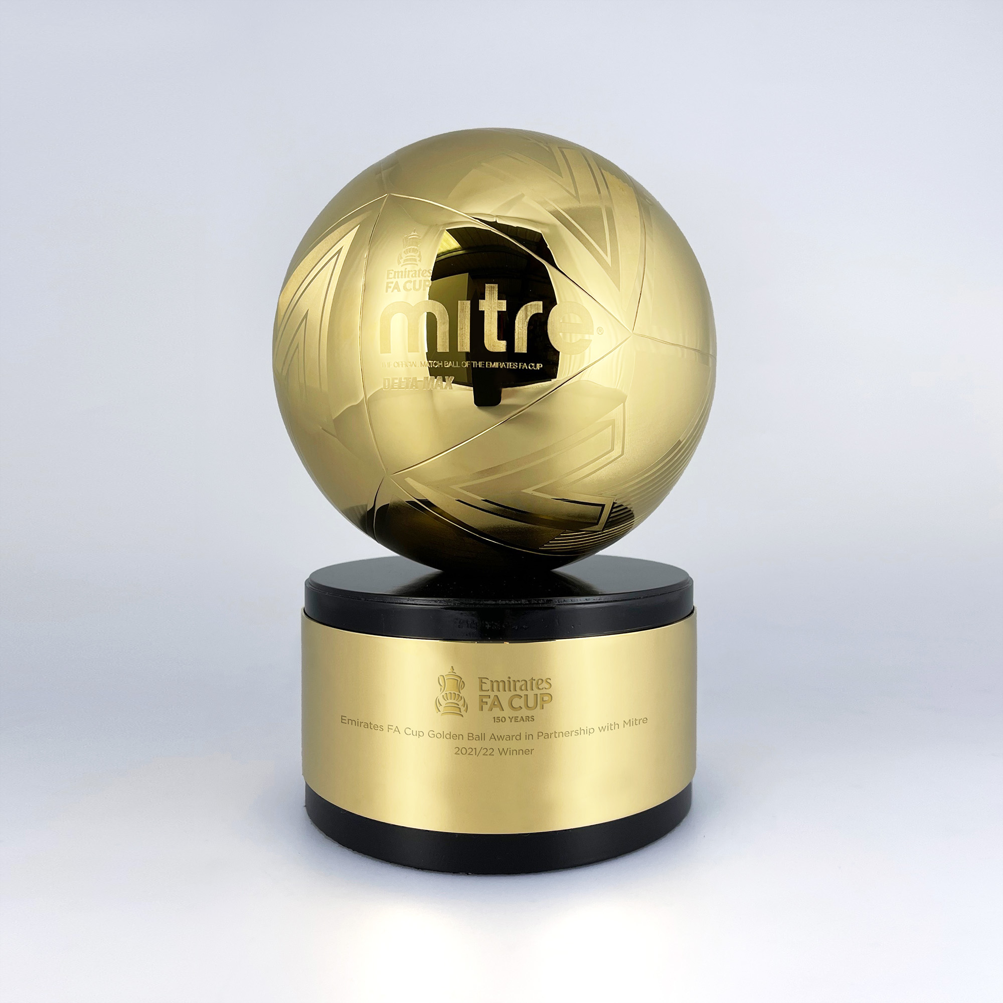 Designers and makers of the Mitre FA Cup Golden Ball awards