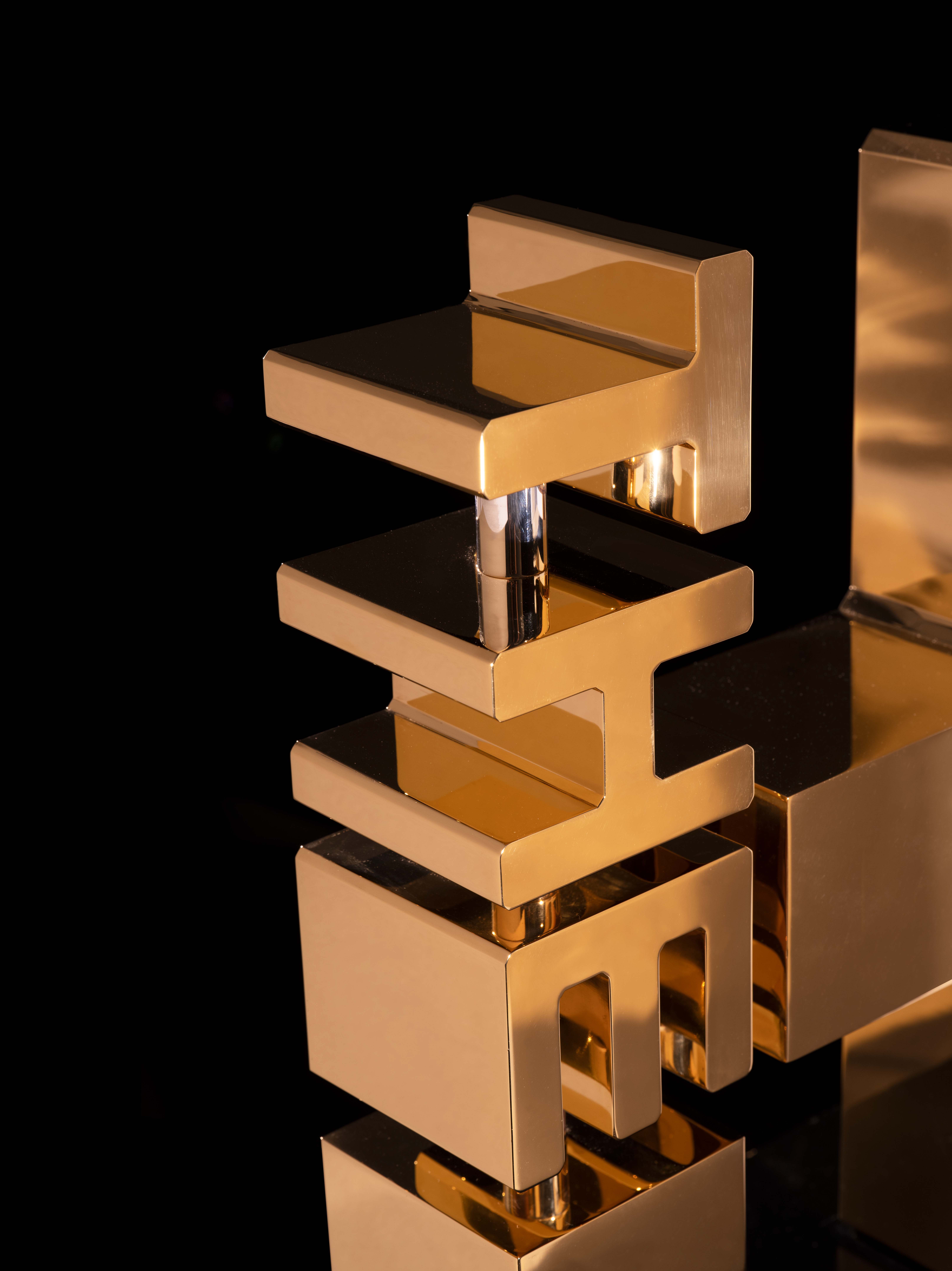 the hundred gold trophy bespoke brand design