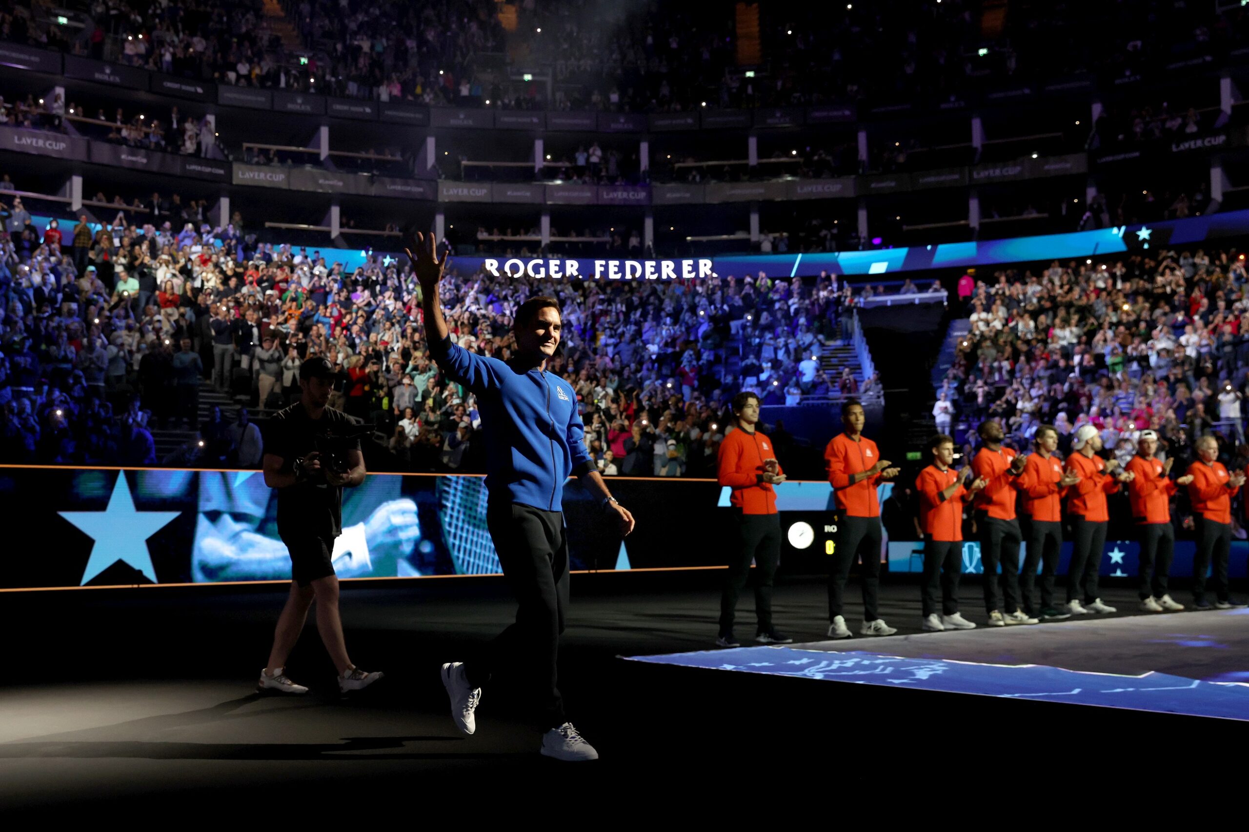 Roger Federer Laver Cup 2022 Bow