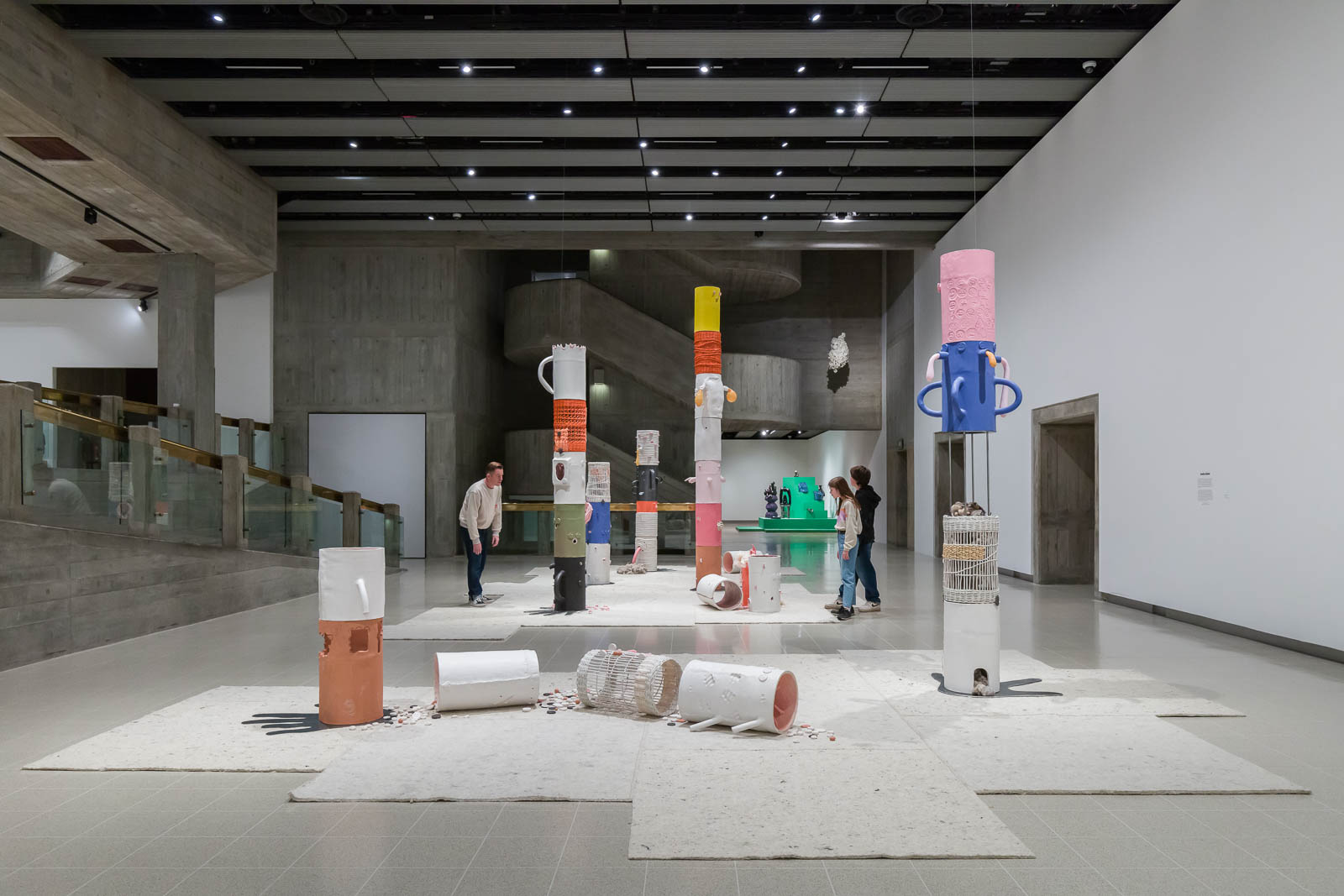 Installation view of Jonathan Baldock and Rachel Kneebone, Strange Clay