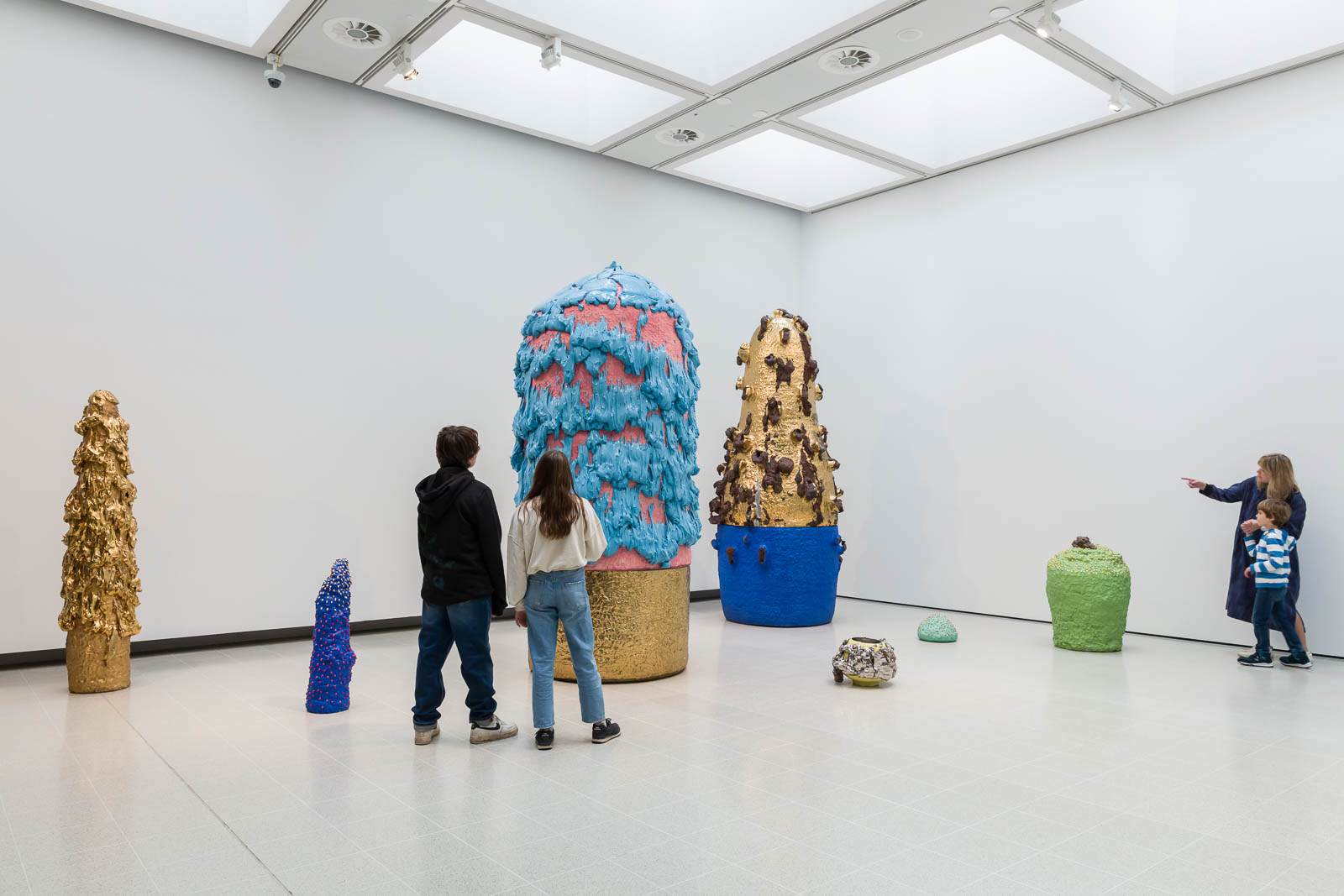 Installation view of Takuro Kuwata, Strange Clay