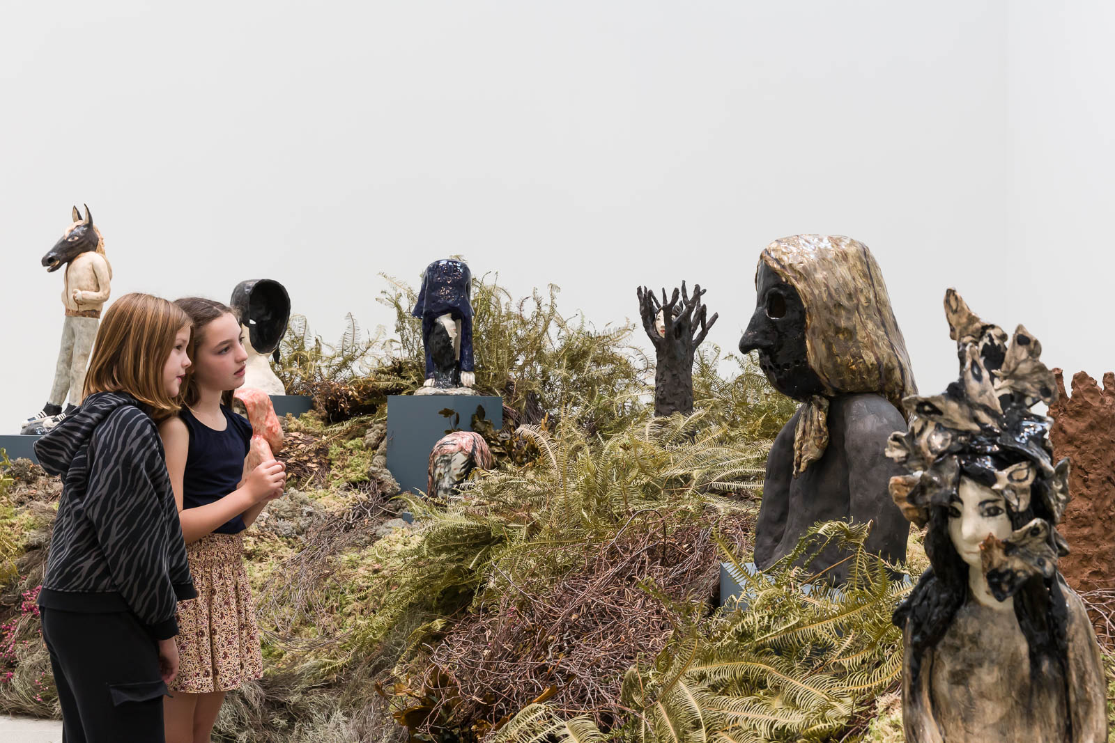 Installation view of Klara Kristalova, Strange Clay