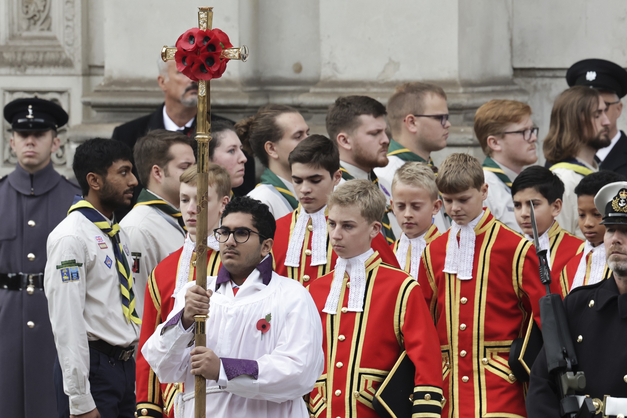 Processional Cross National Service Of Remembrance The Cenotaph Queen Elizabeth II