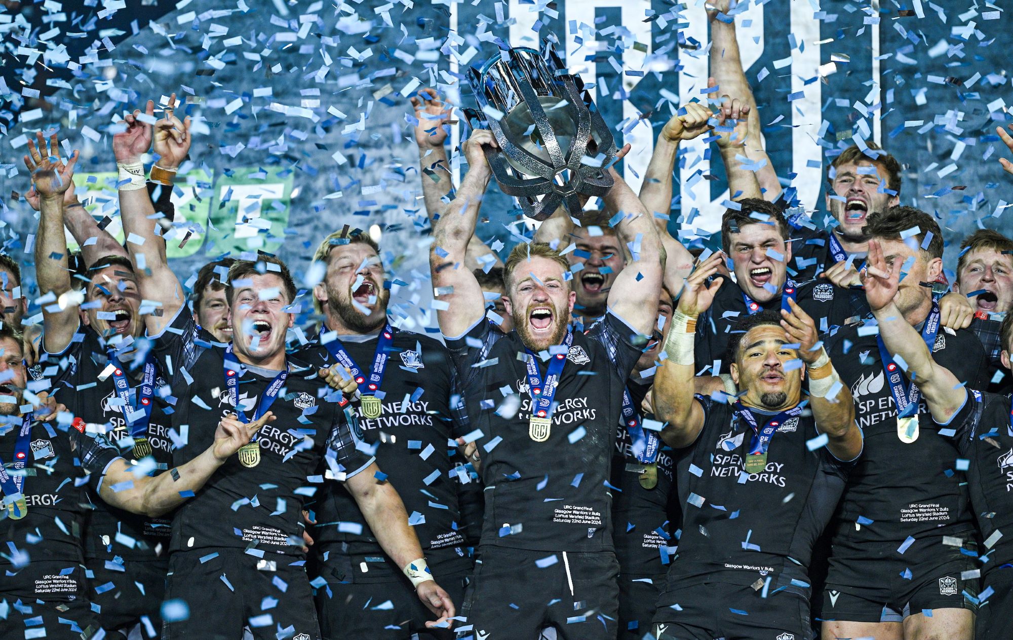 Glasgow Warriors Winners 2024 URC Trophy Made by Thomas Lyte