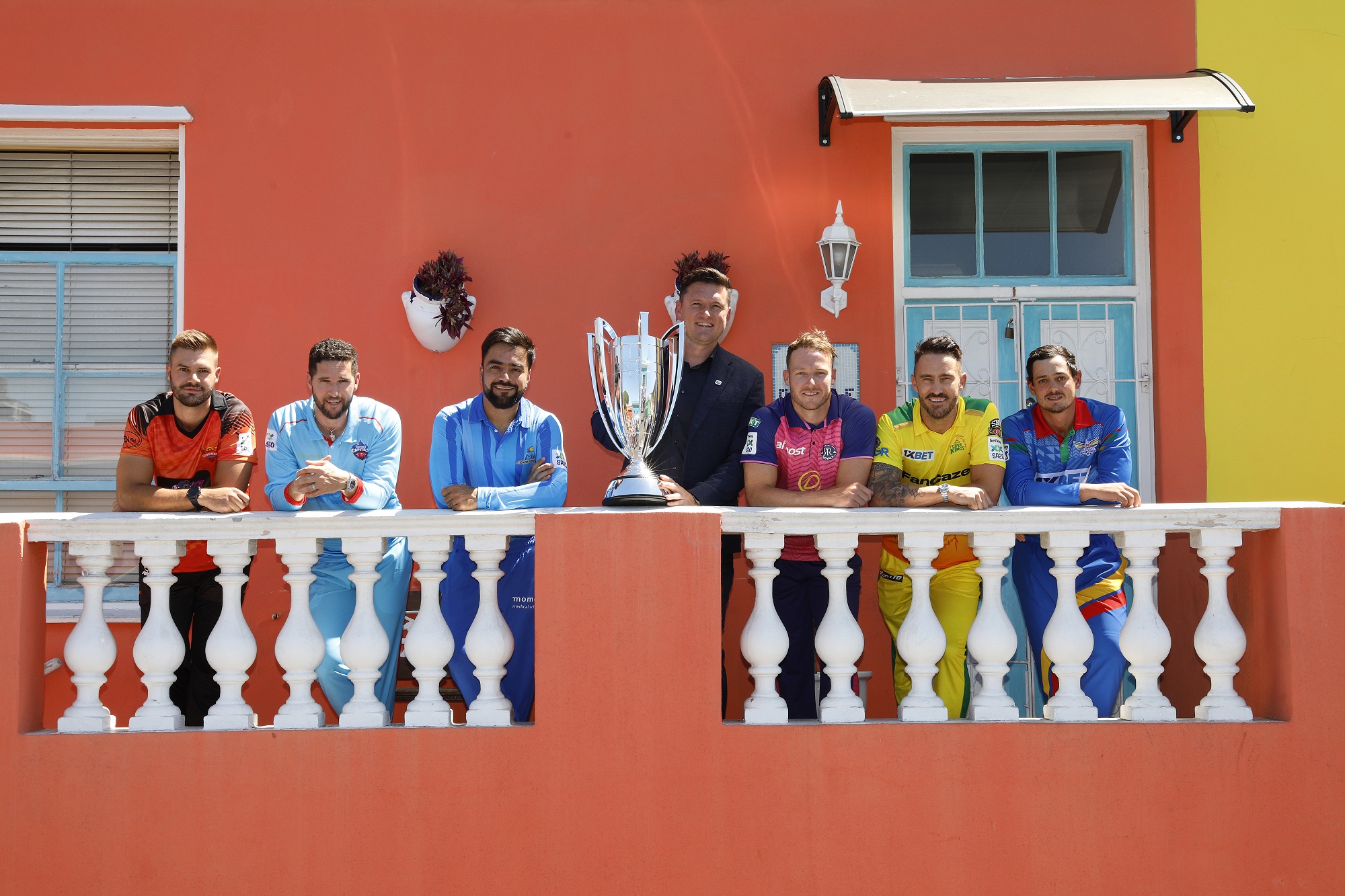 Betway SA20 Trophy in South Africa - Team Captains - Cricket Trophies - designers and makers Thomas Lyte