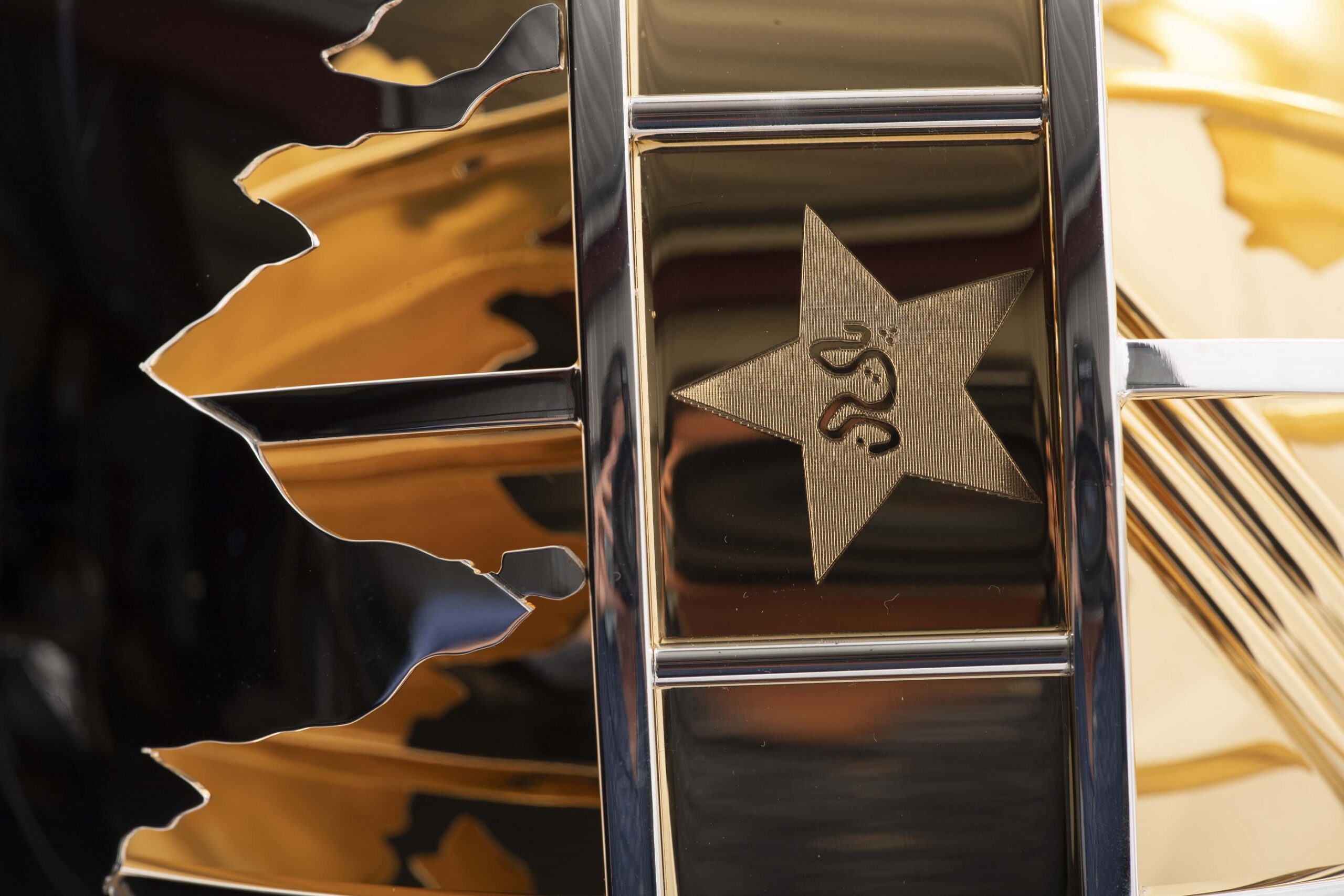 ICC Mace - Thomas Lyte - Designers and Makers - Close Up Engraving