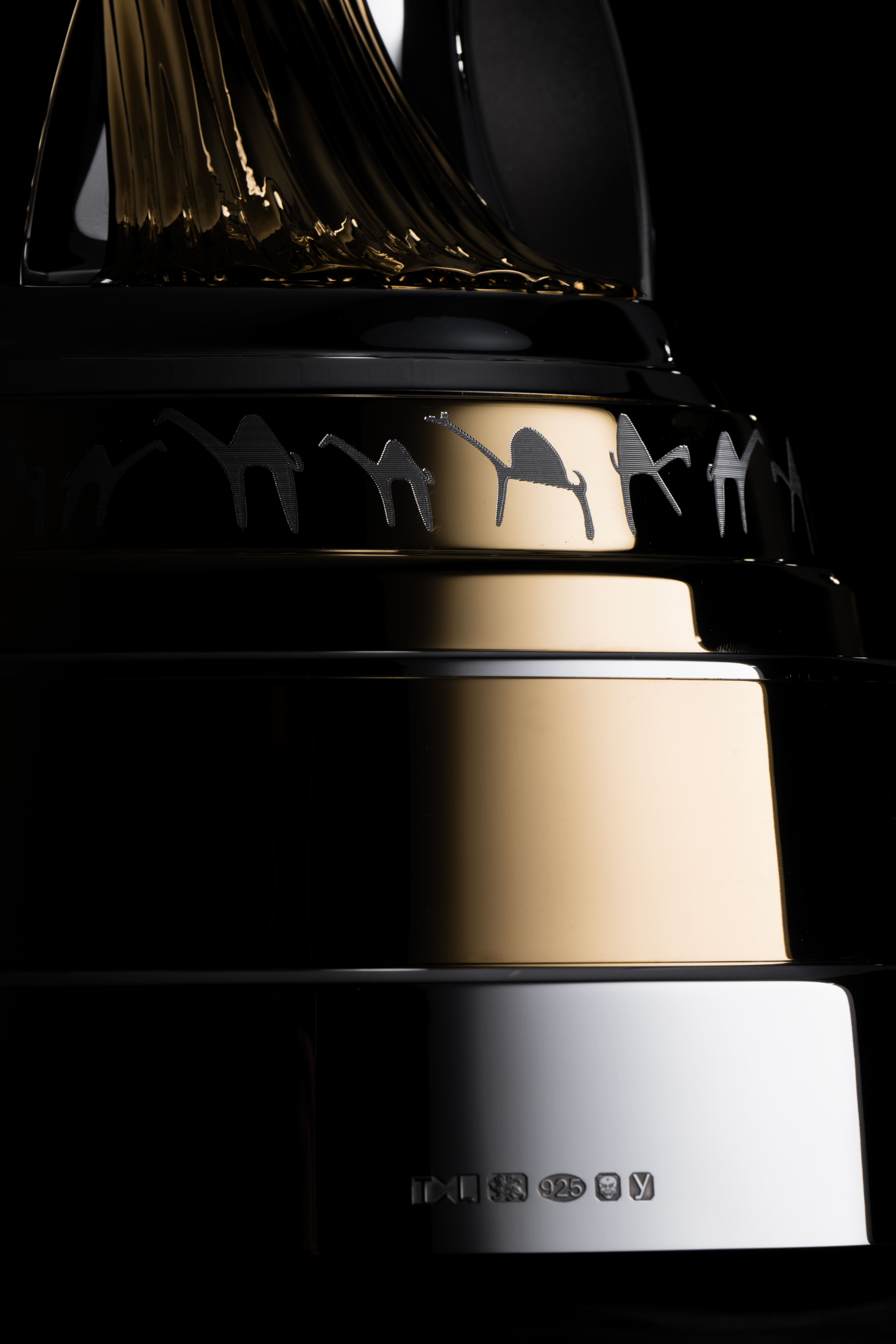 AlUla Camel Cup Trophy Makers and designers thomas Lyte close up Hallmark