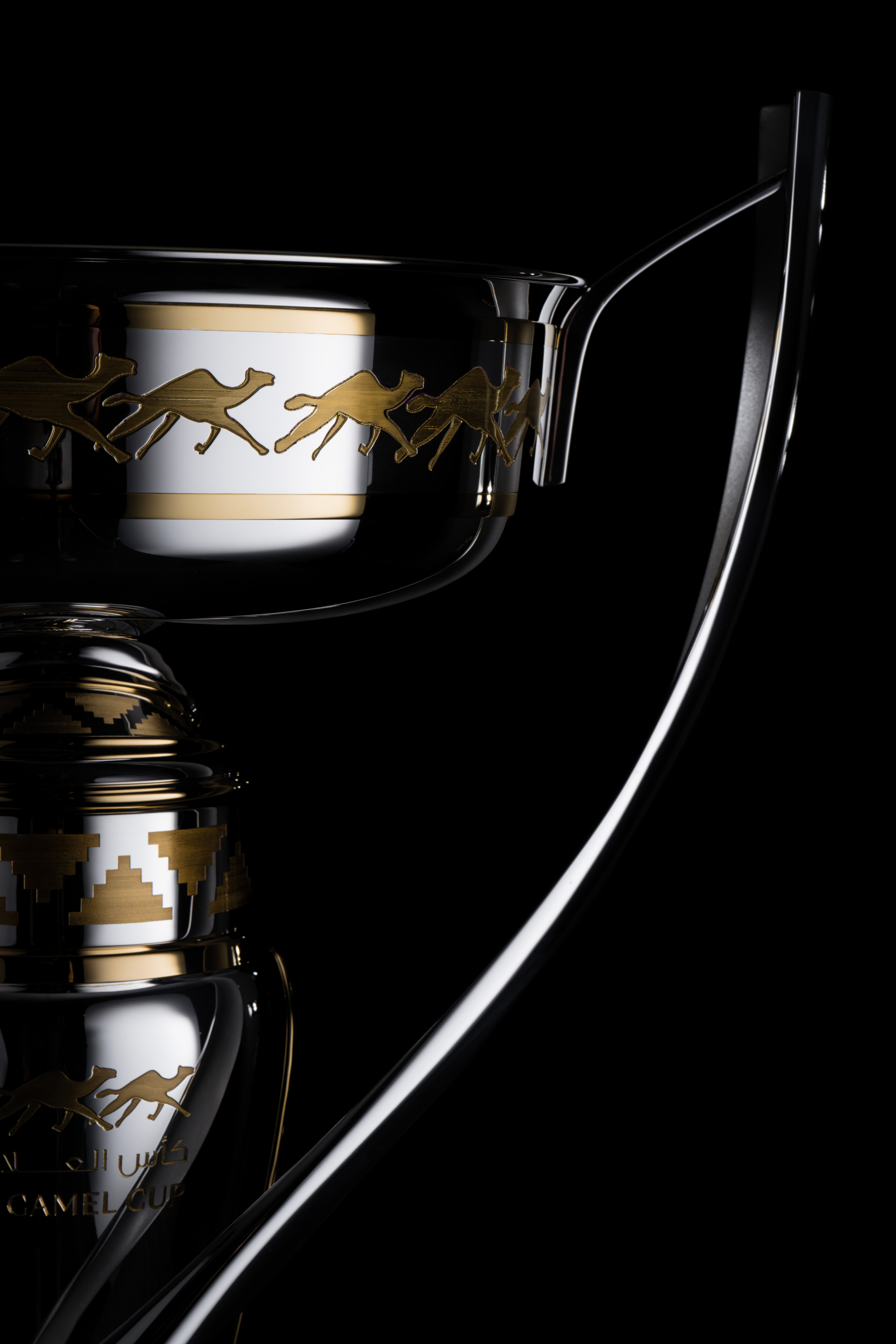AlUla Camel Cup Trophy Makers and designers thomas Lyte close up