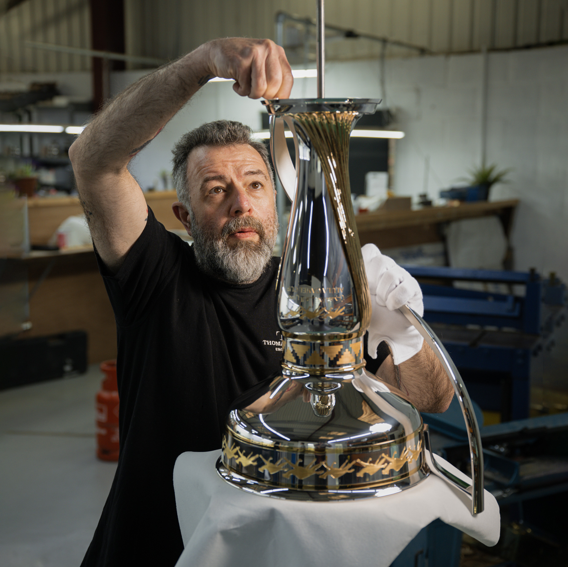 AlUla Camel Cup Trophy Makers and designers thomas Lyte making