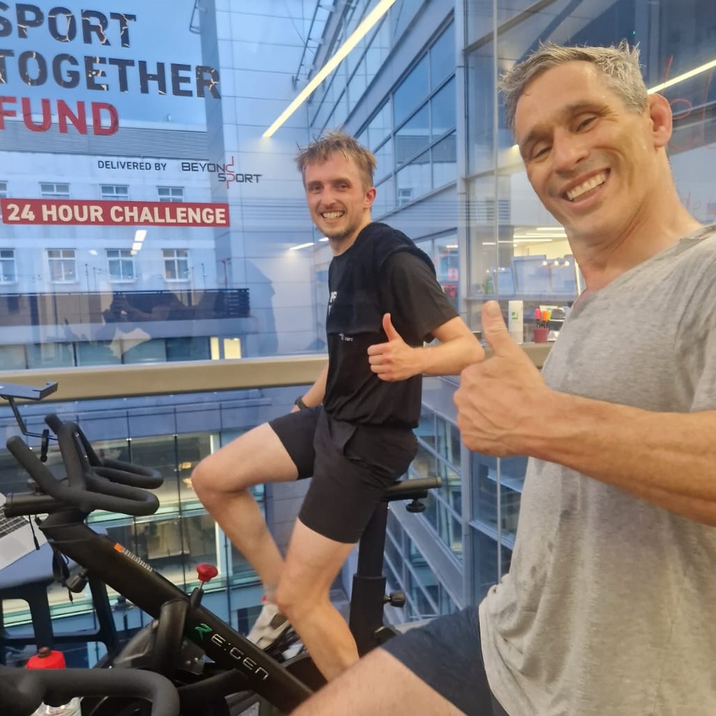 Sport Together Fund - Thomas Lyte - Charity 24hr Cycle (sqr4)