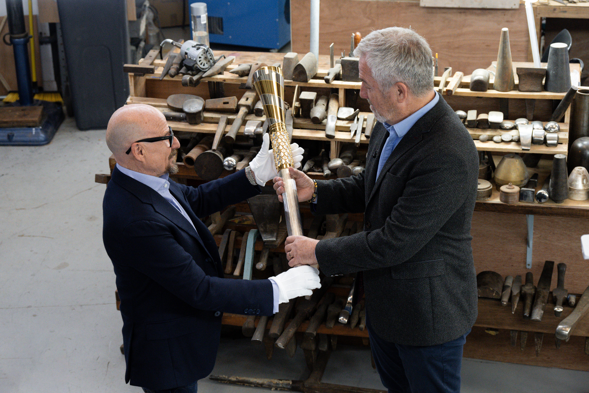 Baton of Hope Thomas Lyte designers and makers Handover