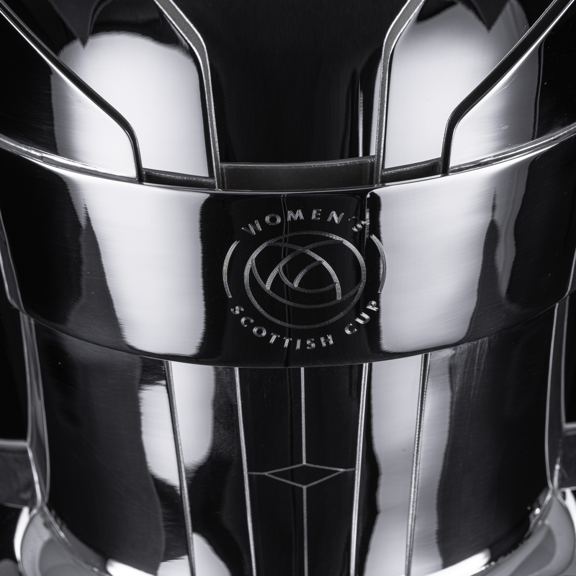 Womens Scottish Cup designers and makers Thomas Lyte closeup