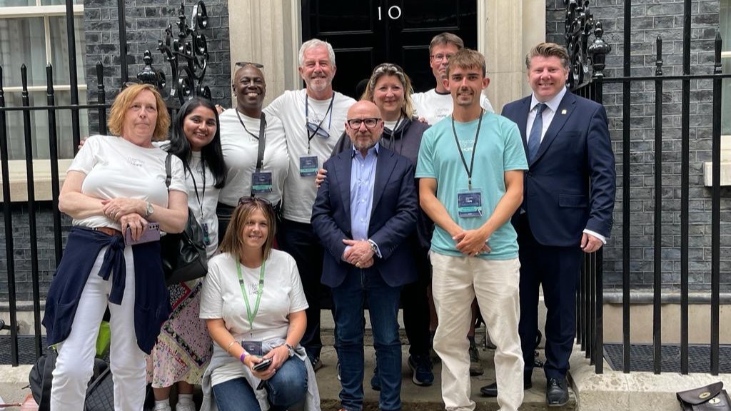 Baton of Hope Suicide Prevention Charity - at number 10 - Wide