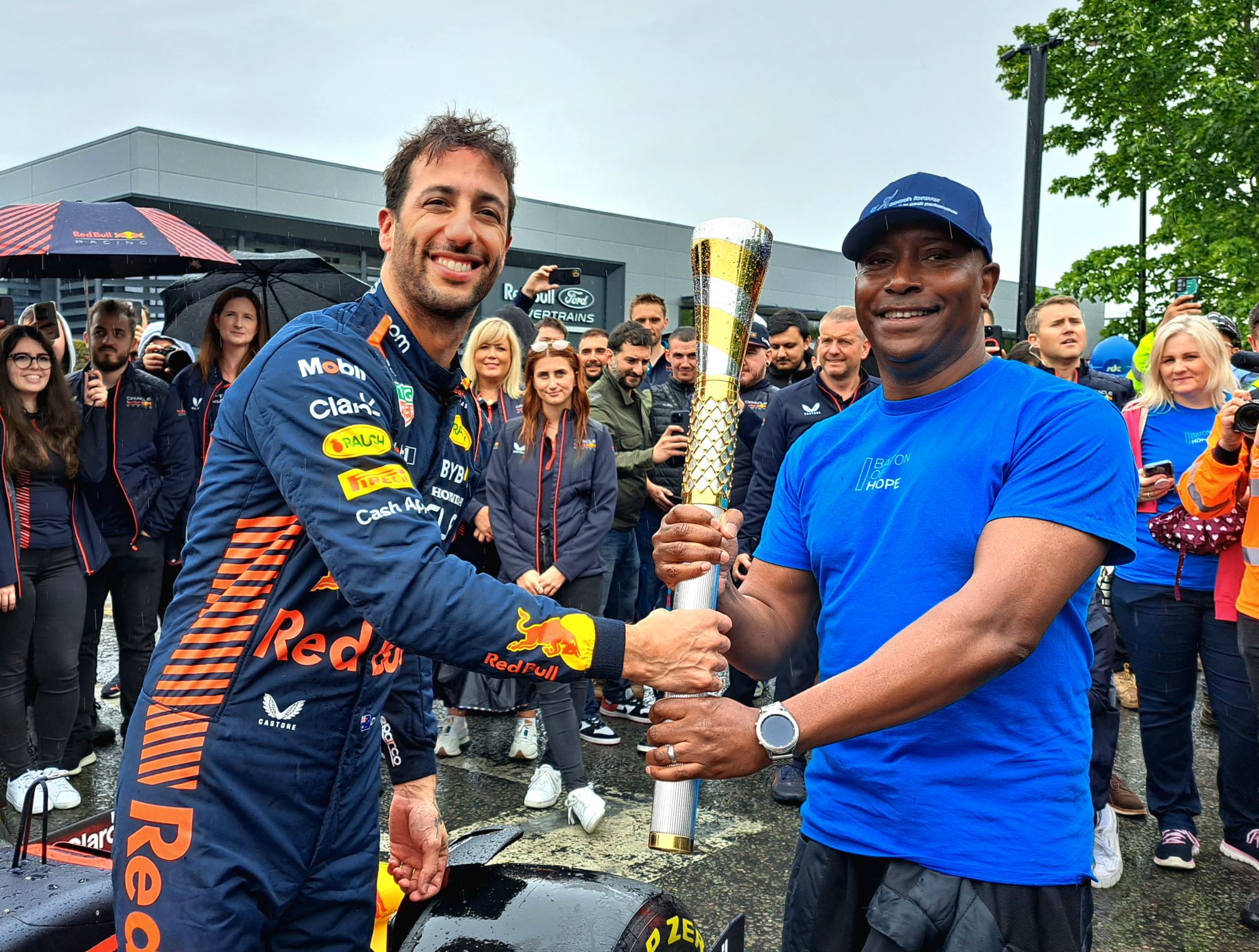 Baton of Hope by Thomas Lyte - Daniel Ricciardo - Red Bull