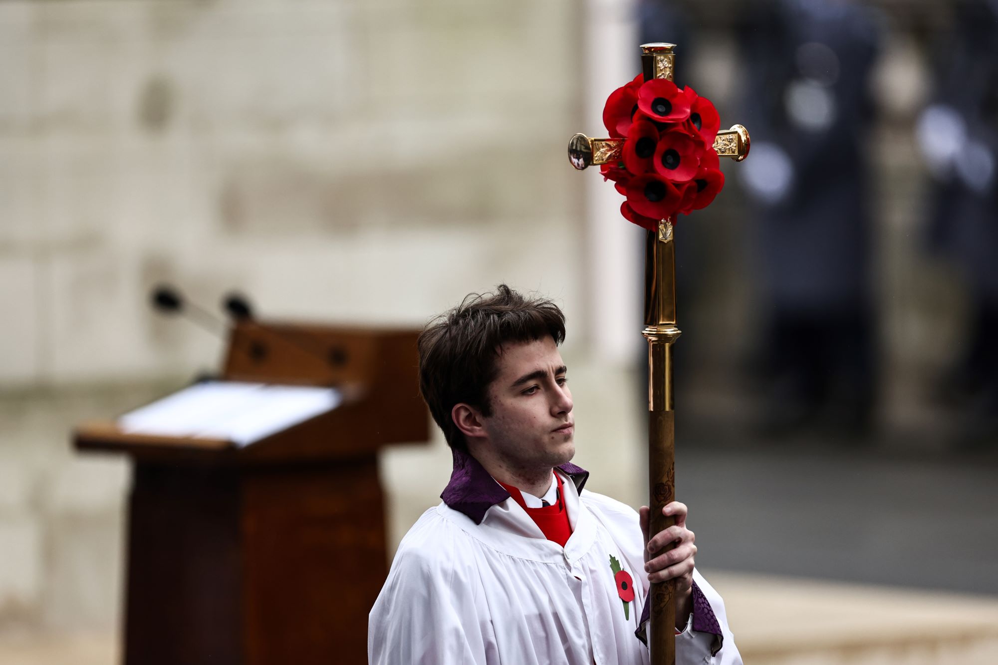 Queen Elizabeth II Jubilee Cross at the Cenotaph - Designers and Makers - Thomas Lyte