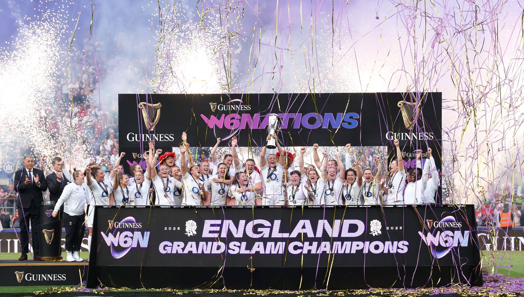 Womens six nations w6n trophy designed and made by Thomas lyte 2025 winners england