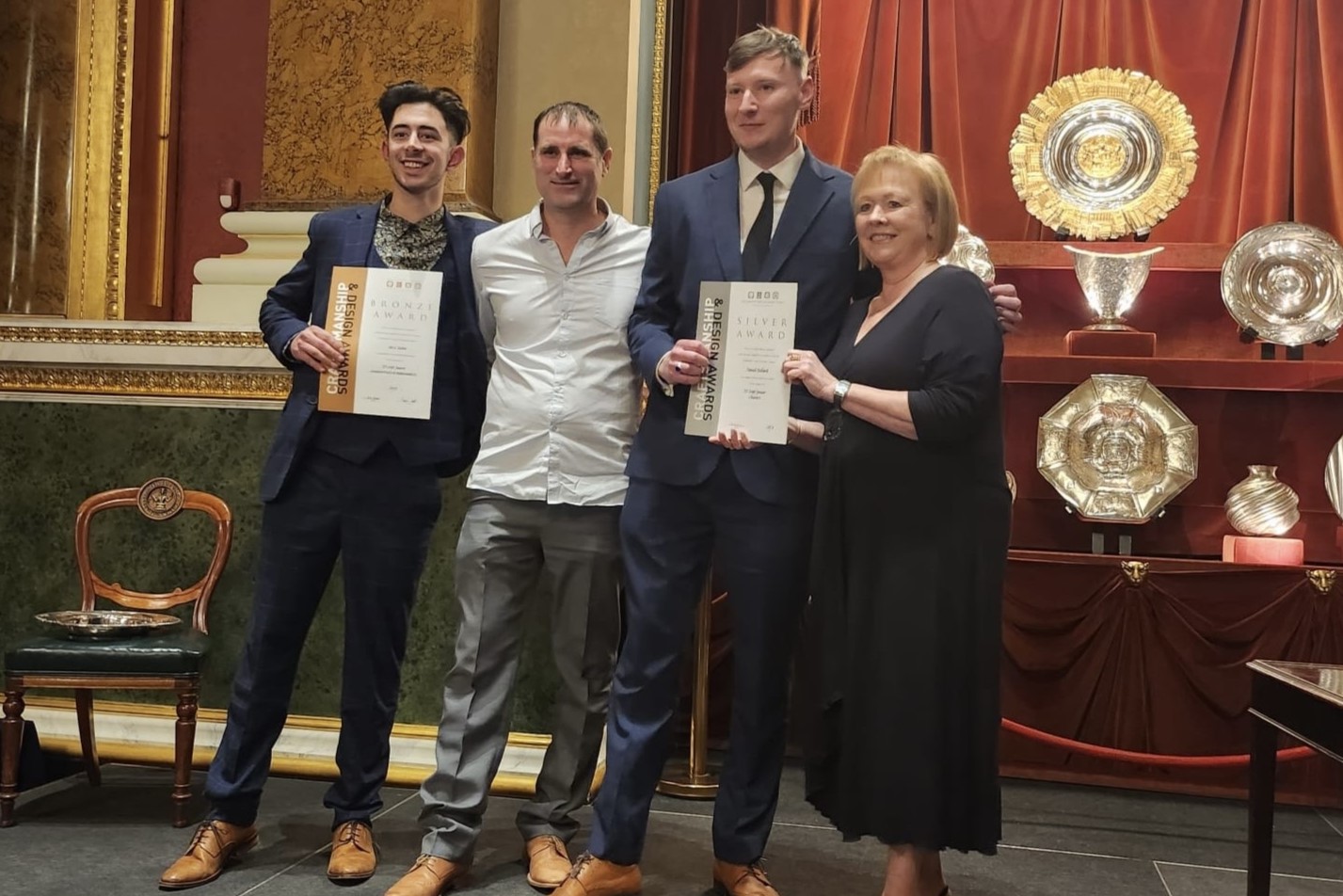 GC&DC Awards - Chasing Award Silver and Bronze - Thomas Lyte Apprentices