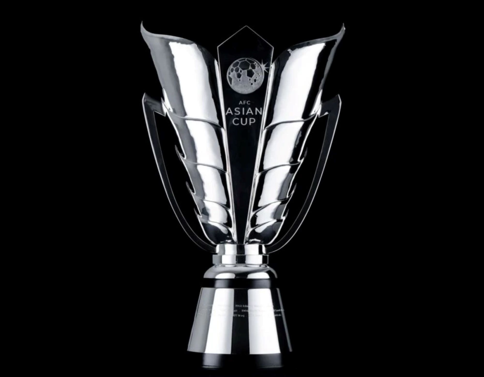 Bespoke trophy gallery AFC Asian Cup designer and maker Thomas Lyte