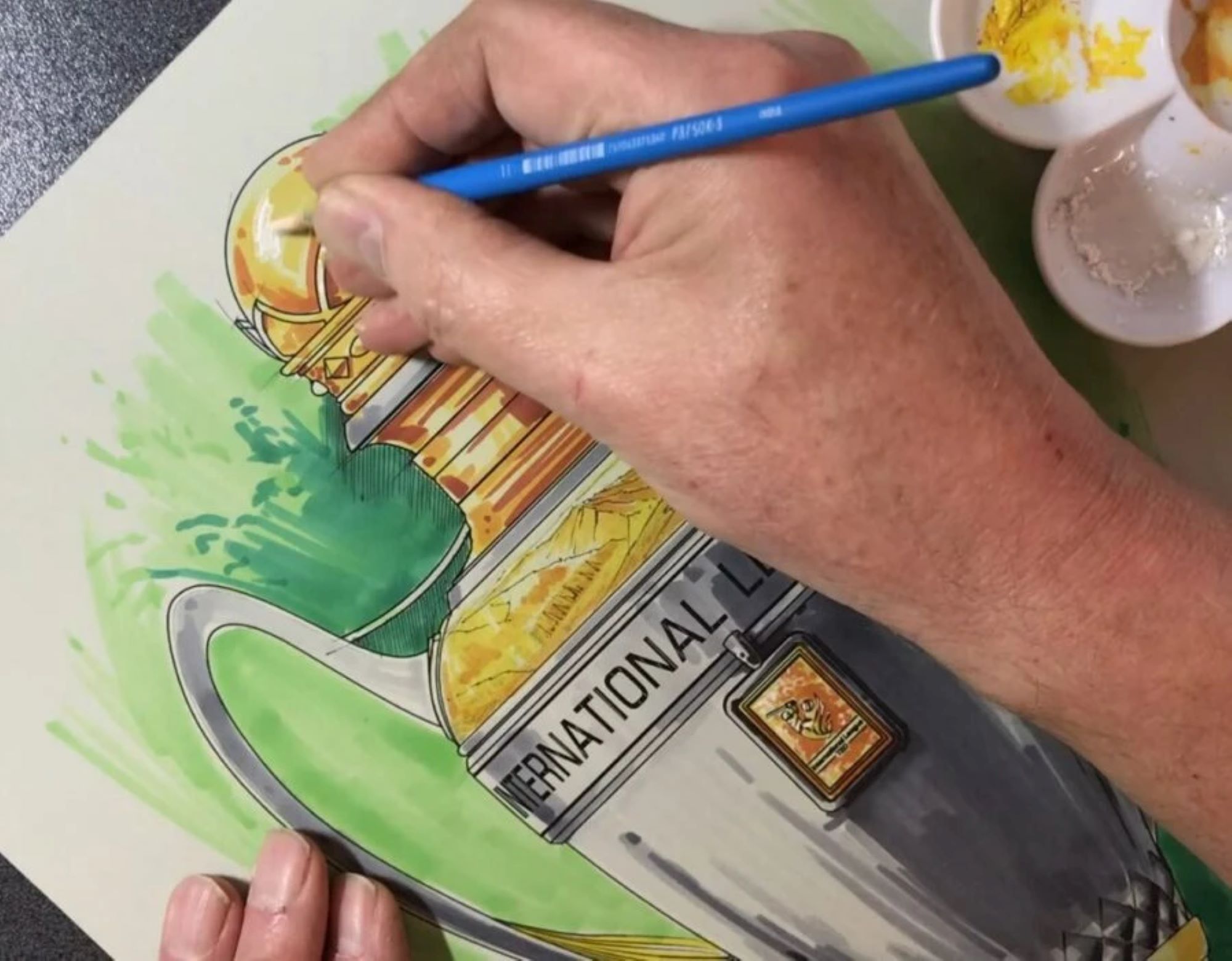 Custom Trophy design process ILT20 designers and makers Thomas Lyte.1