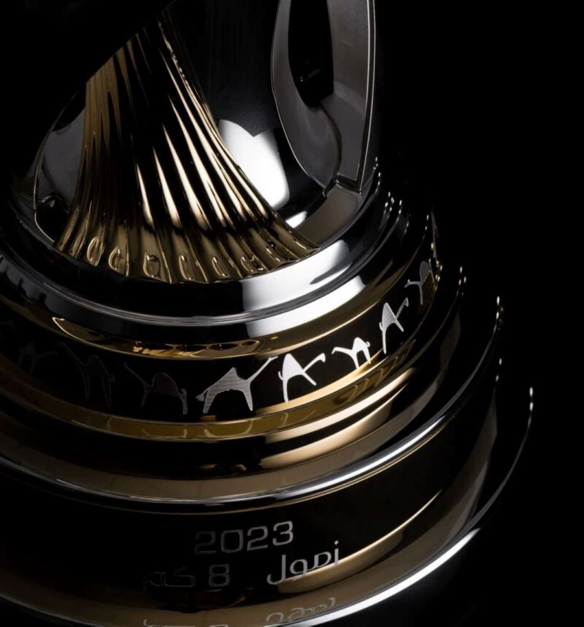 Custom design example AlUla Cup designed and made by Thomas Lyte