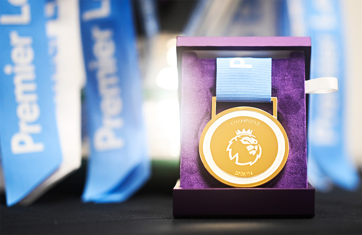 Premier League Champions Medal 2024 made by Thomas Lyte