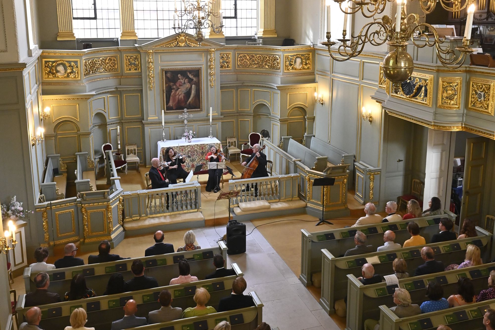 Royal Warrant Summer Reception - Thomas Lyte - Charity - Organ Scholar - London Mozart Players Quartet 2