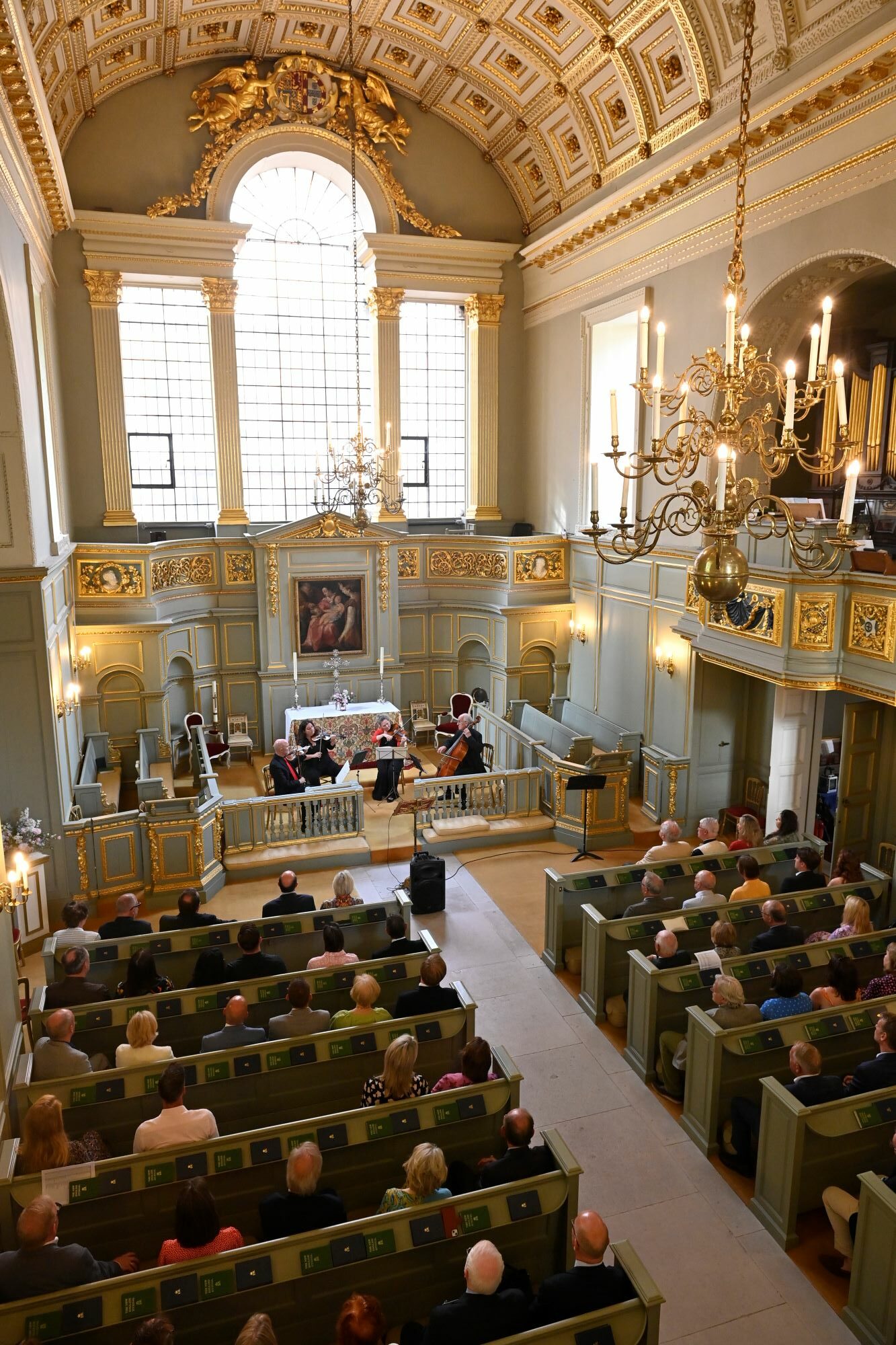 Royal Warrant Summer Reception - Thomas Lyte - Charity - Organ Scholar - London Mozart Players Quartet