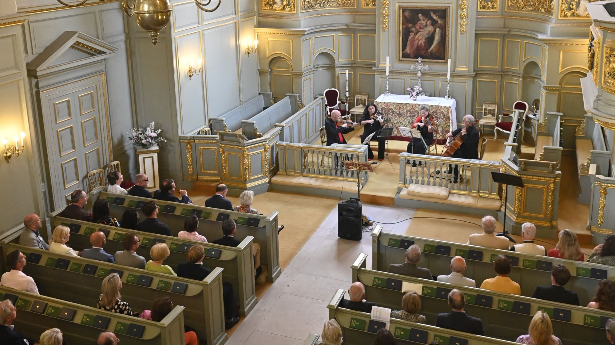Royal Warrant Summer Reception - Thomas Lyte - Charity - Organ Scholar - London Mozart Qrt2