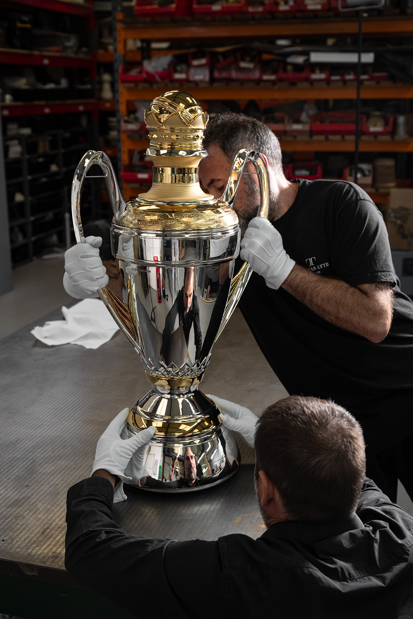 ILT20 trophy designed and made by Thomas Lyte workshop