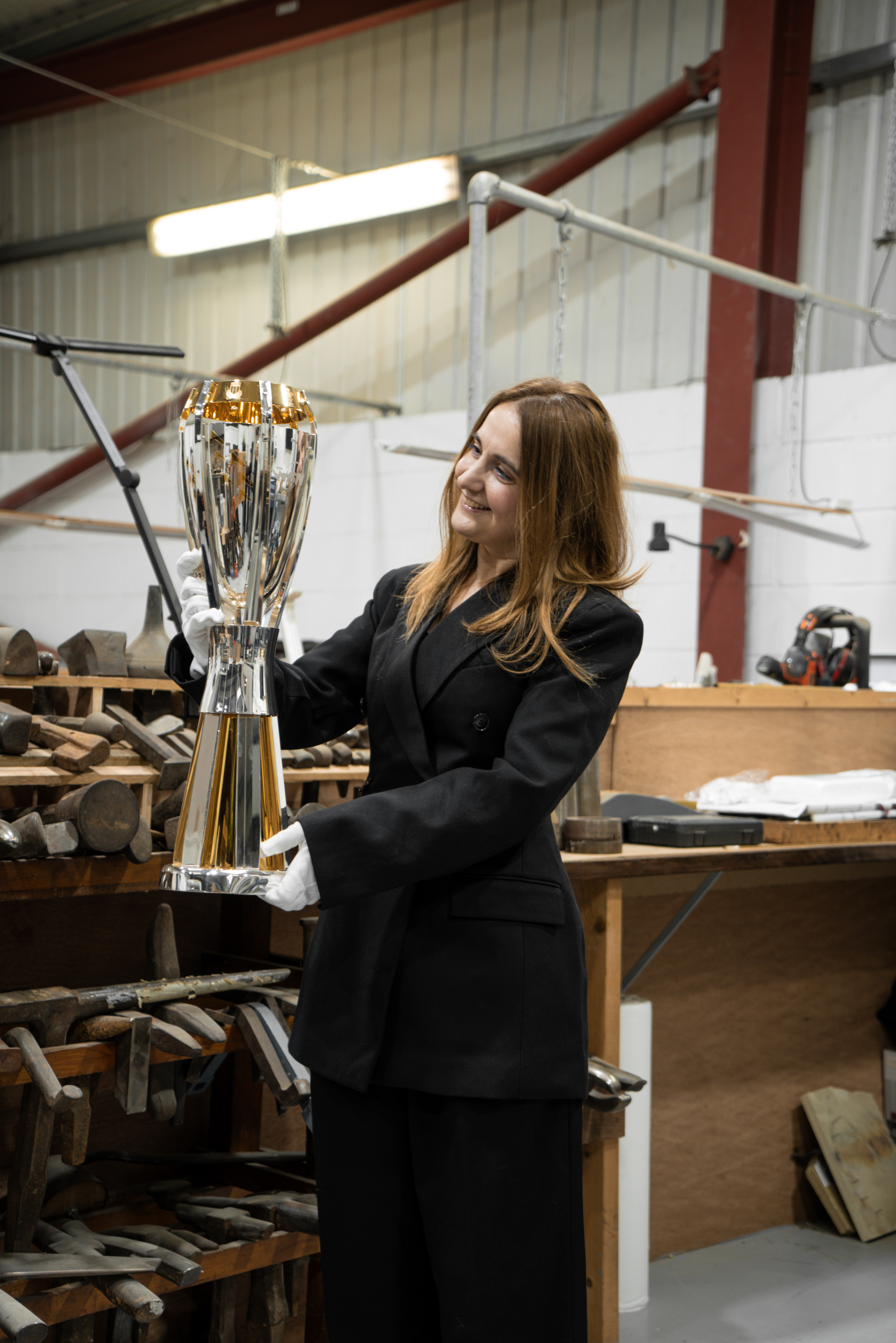 Women in Sport Meri Markoska Womens Six Nations W6N trophy designed and made by Thomas Lyte 2