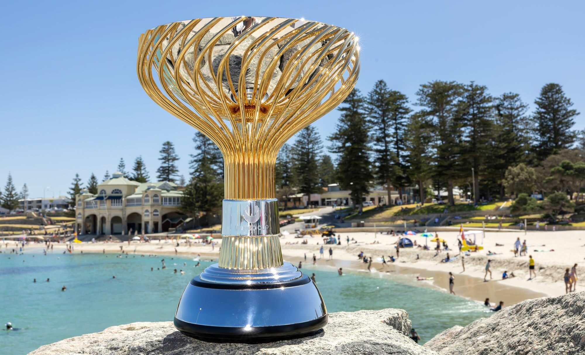 United Cup trophy designed and made by Thomas Lyte Unveiled in Perth Australia