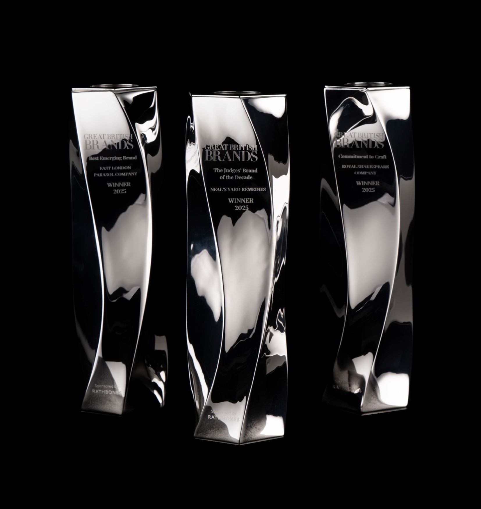 Great British Brand Awards Makers and Designers thomas Lyte triple
