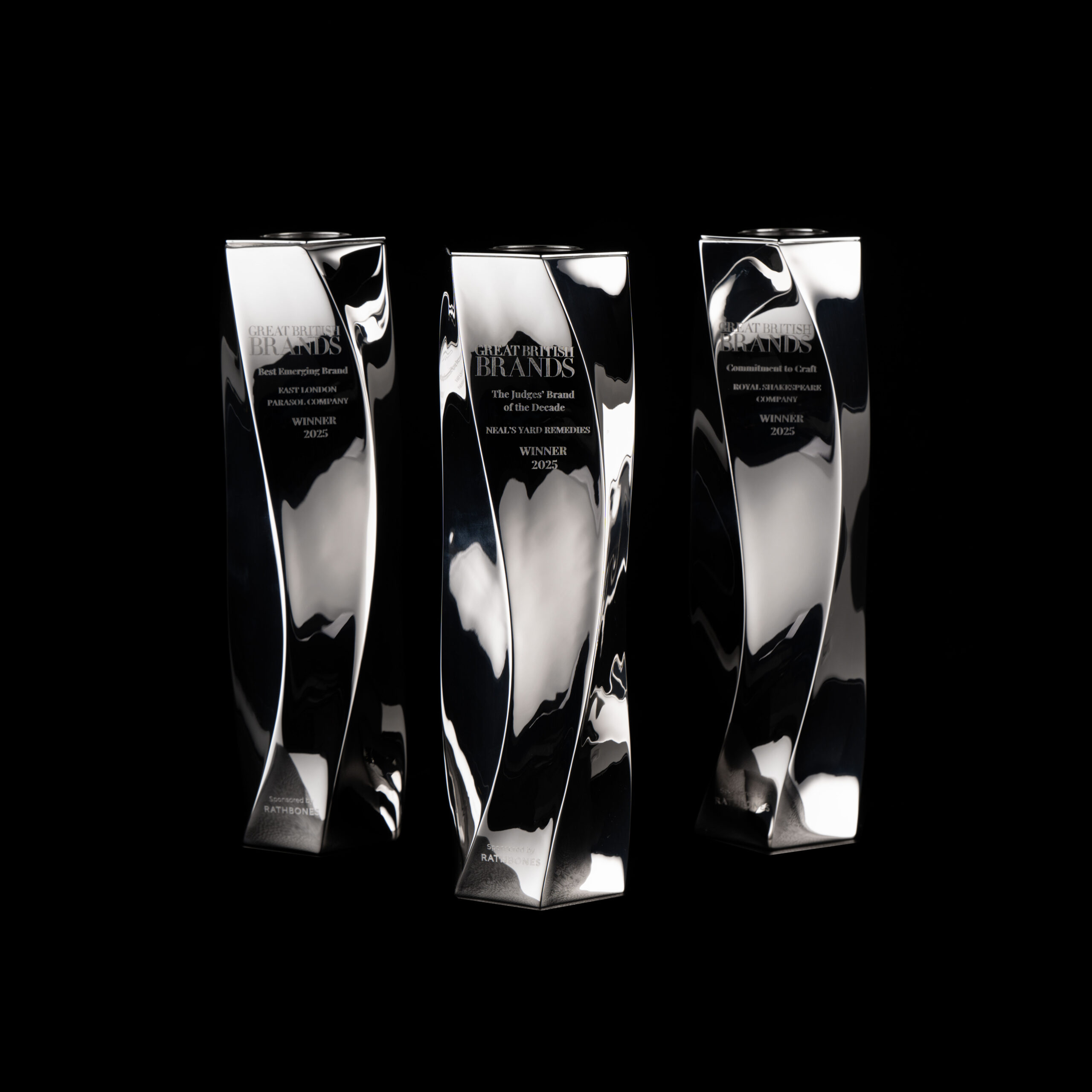 Great British Brands Awards Makers and Designers thomas Lyte triple